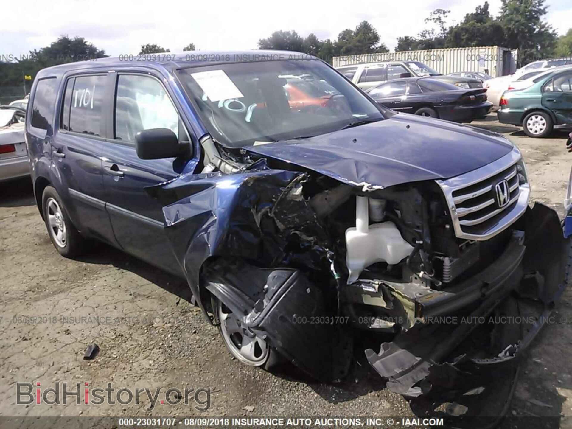 Фотография 5FNYF4H2XEB050332 - Honda Pilot 2014
