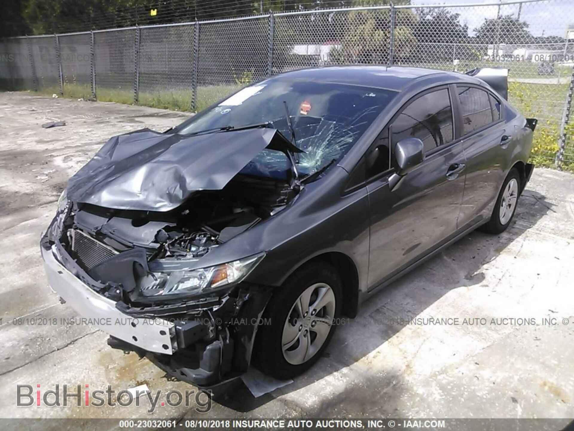 2013 Honda Civic - VIN: 19XFB2F56DE046576 - Фото 2