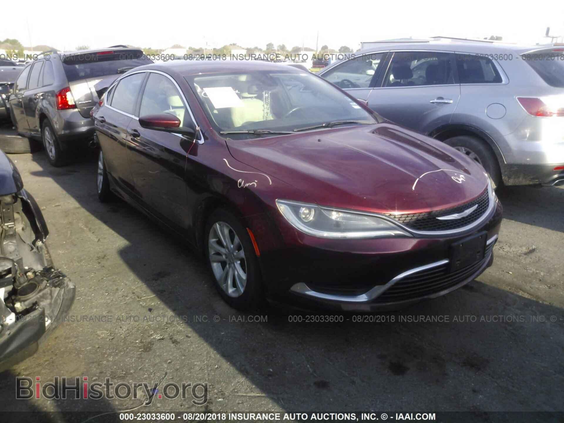 Фотография 1C3CCCAB2FN601061 - Chrysler 200 2015