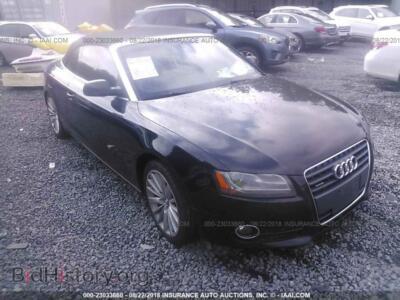 2012 Audi A5 PREMIUM PLUS, black — VIN WAULFAFH7CN001472, IAAI
