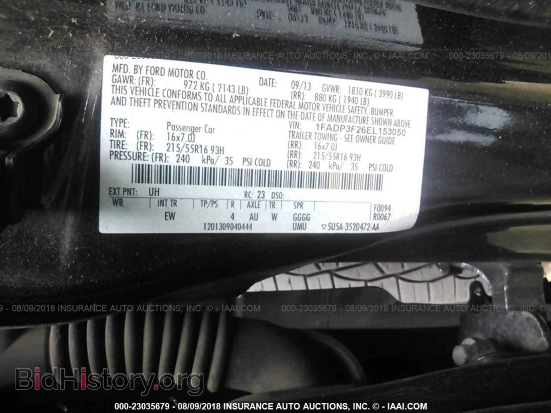 2014 Ford Focus - VIN: 1FADP3F26EL153050 - Фото 9