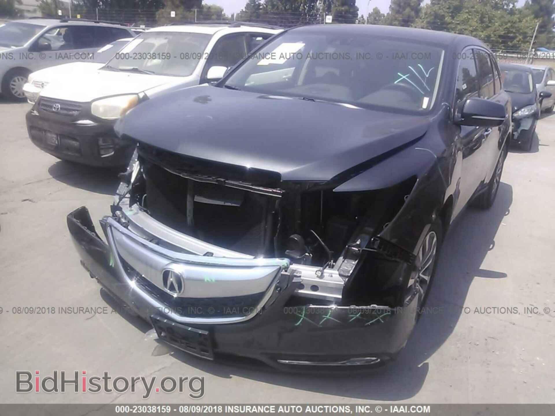 2015 Acura Mdx - VIN: 5FRYD4H49FB008418 - Фото 2