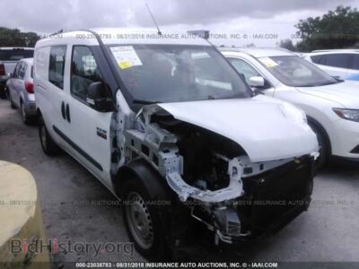 2017 RAM PROMASTER, white — VIN ZFBERFAB2H6F47395, IAAI