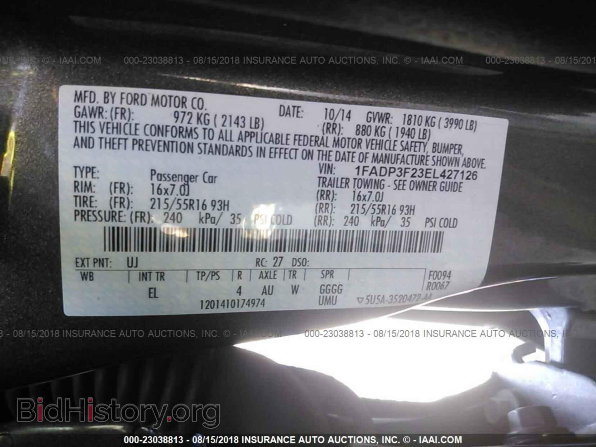 2014 Ford Focus - VIN: 1FADP3F23EL427126 - Photo 9