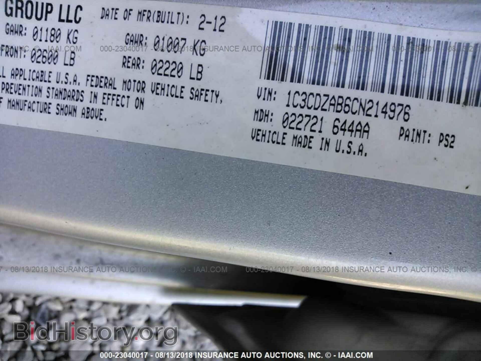 2012 Dodge Avenger - VIN: 1C3CDZAB6CN214976 - Photo 9
