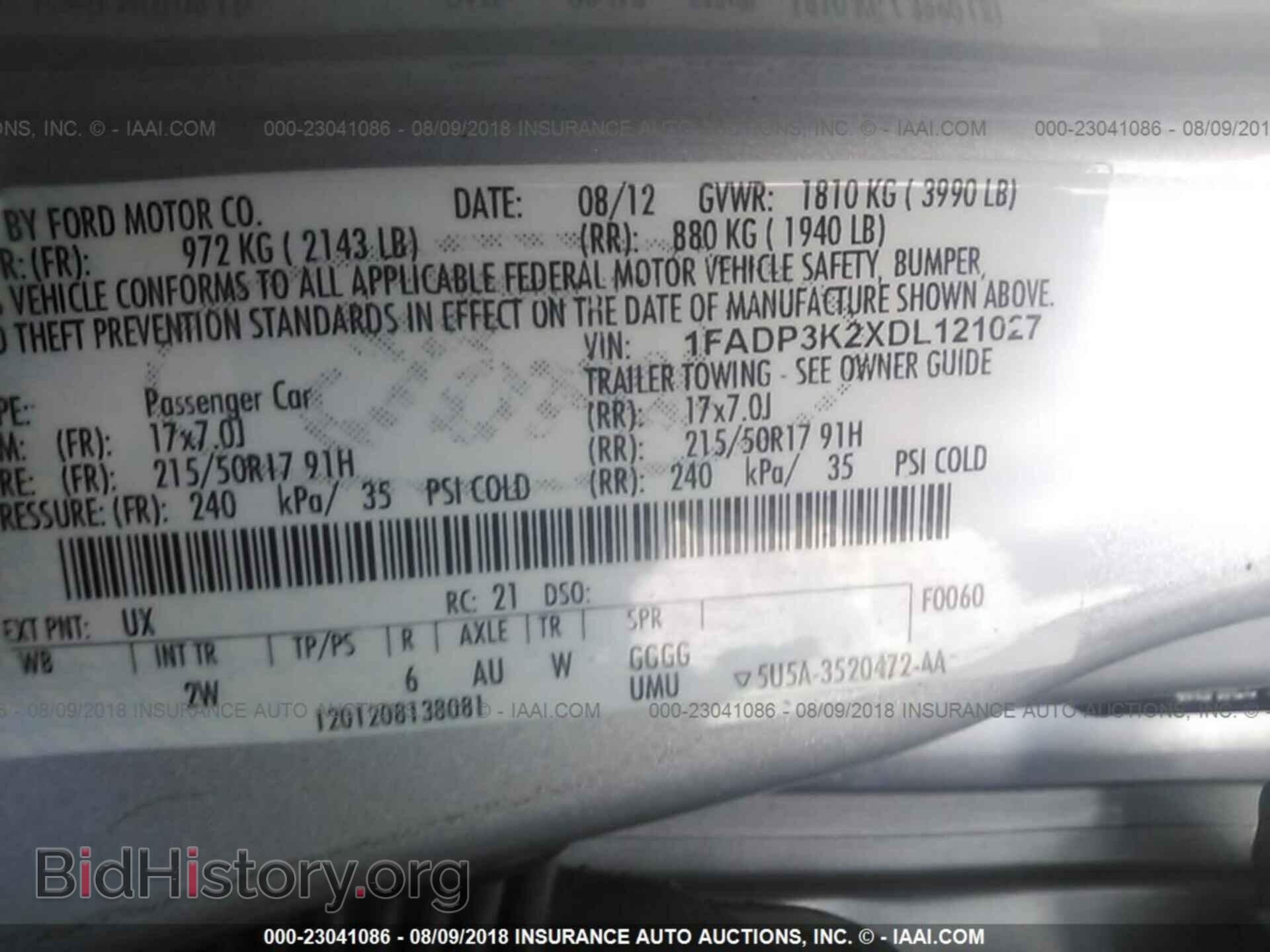 2013 Ford Focus - VIN: 1FADP3K2XDL121027 - Photo 9