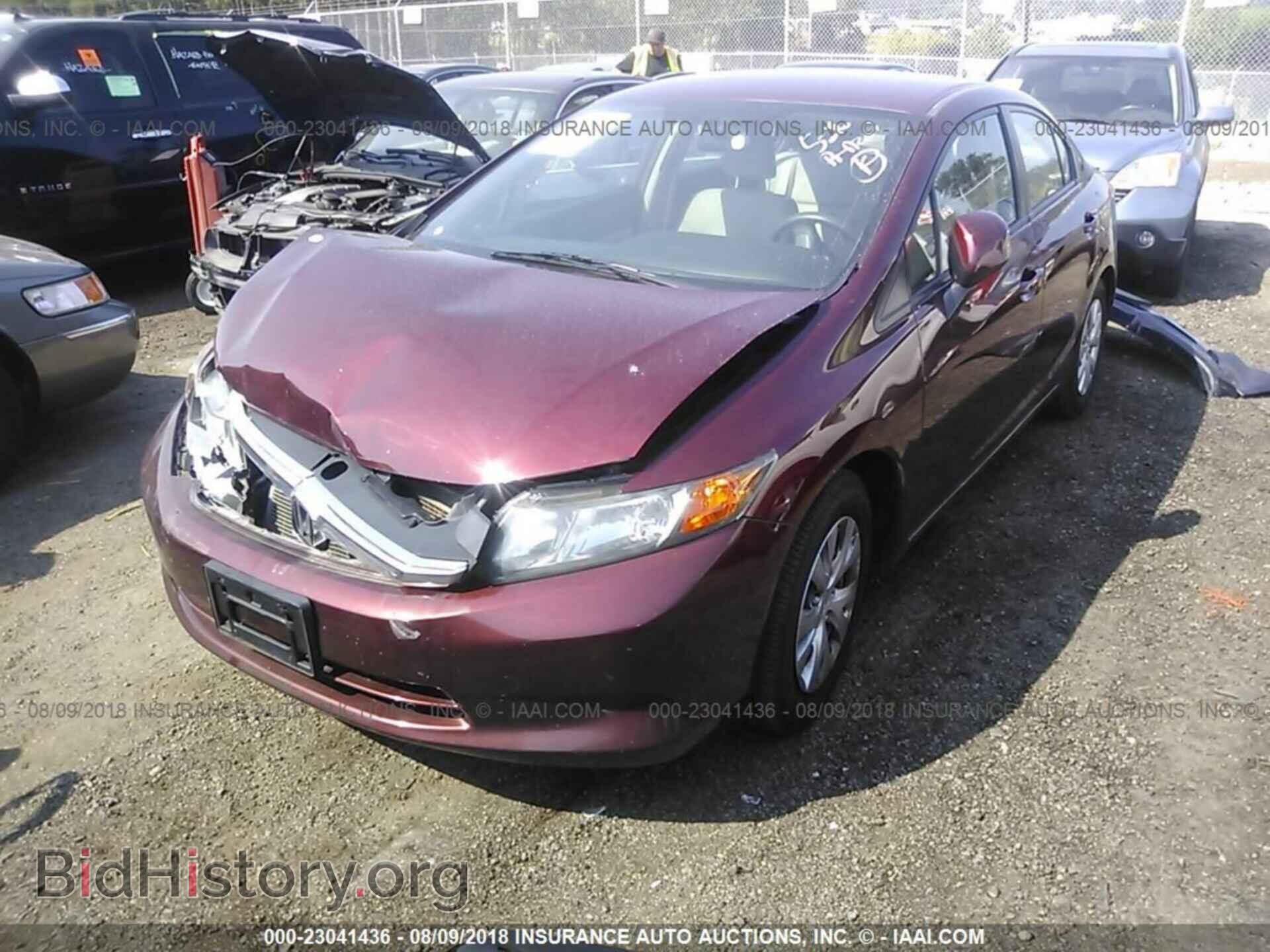 2012 Honda Civic - VIN: 2HGFB2F53CH531942 - Фото 2
