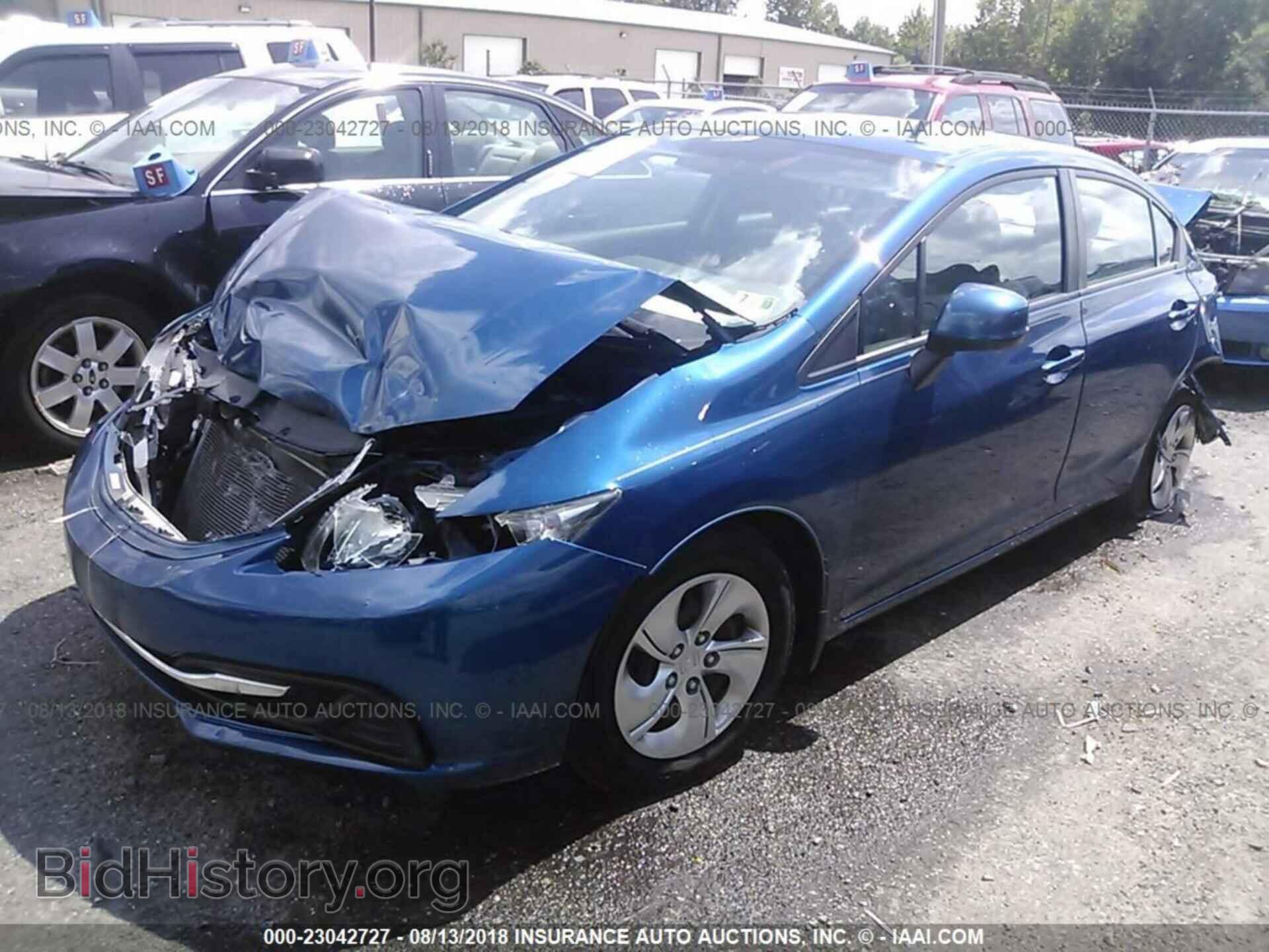 2013 Honda Civic - VIN: 2HGFB2F51DH566500 - Фото 2