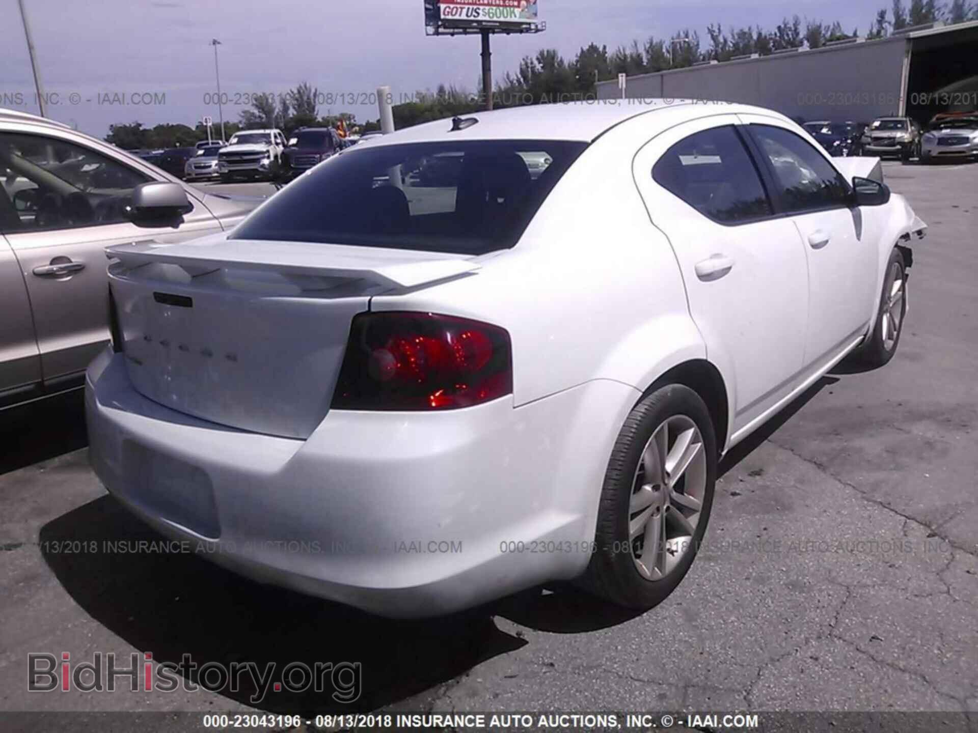 2014 Dodge Avenger - VIN: 1C3CDZAB2EN225668 - Фото 4