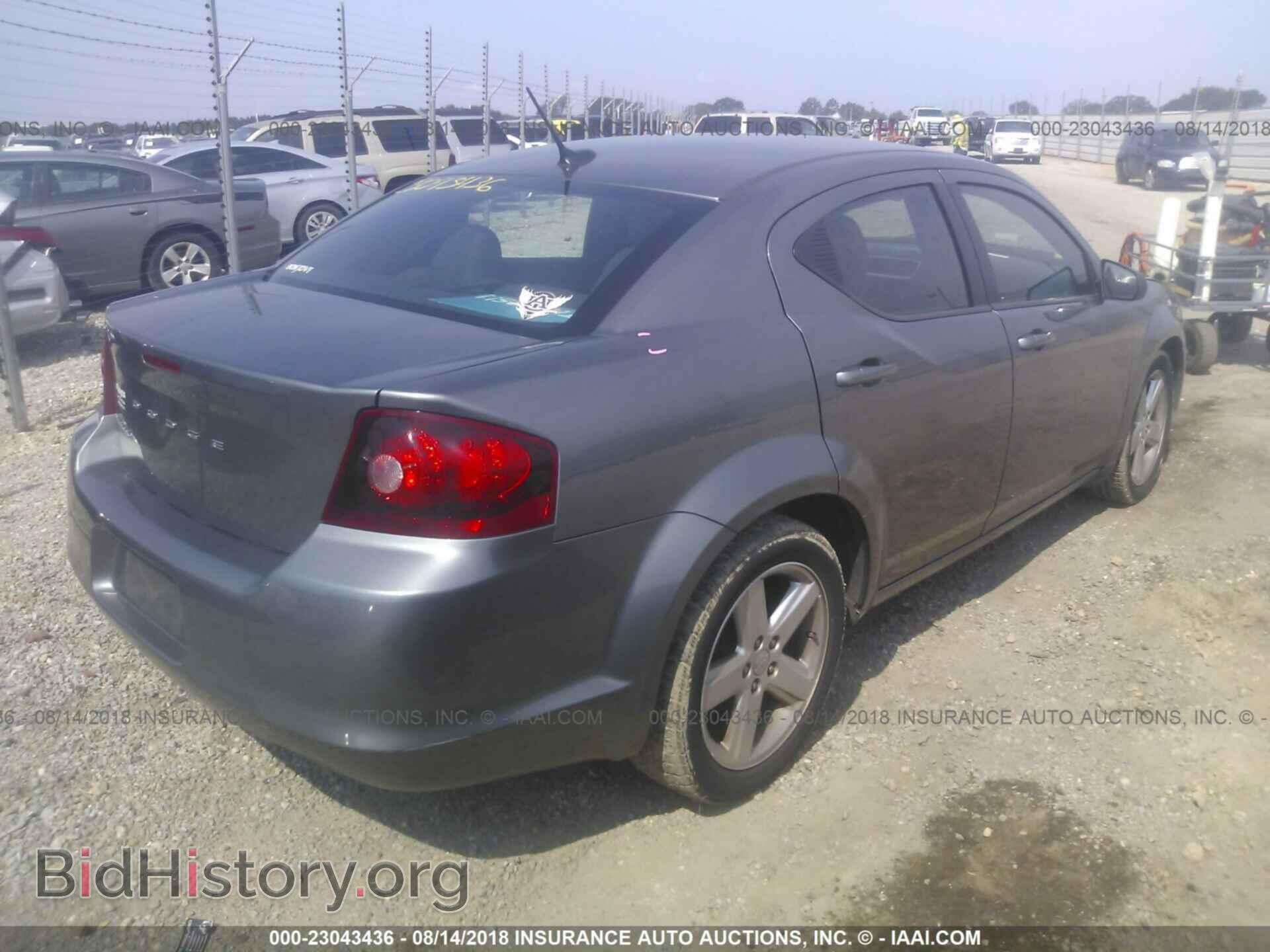 2013 Dodge Avenger - VIN: 1C3CDZAB3DN661315 - Фото 4