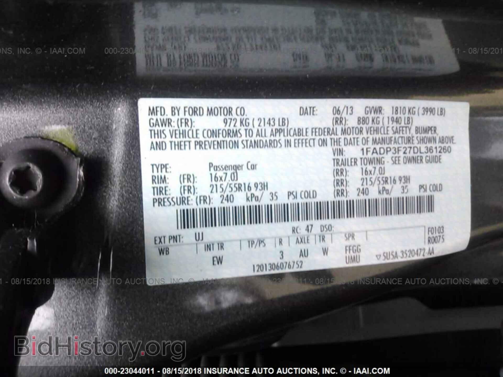 2013 Ford Focus - VIN: 1FADP3F27DL361260 - Photo 9