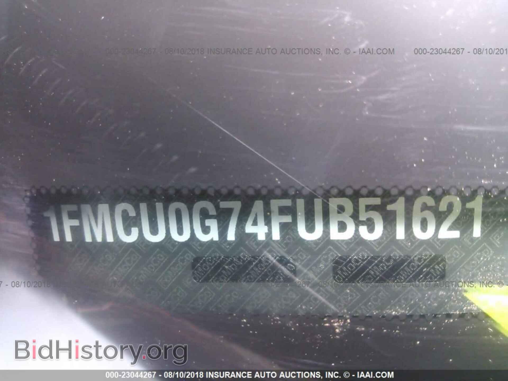 2015 Ford Escape - VIN: 1FMCU0G74FUB51621 - Фото 9