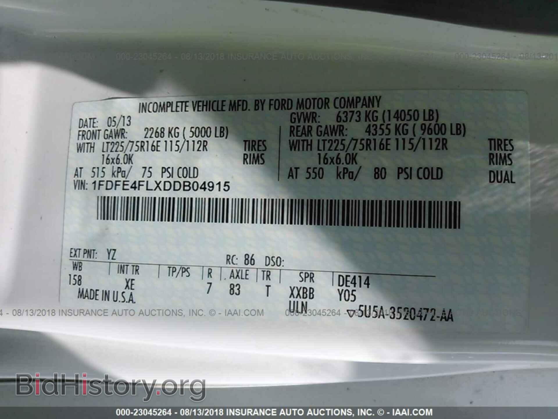 2013 Ford Econoline - VIN: 1FDFE4FLXDDB04915 - Фото 10