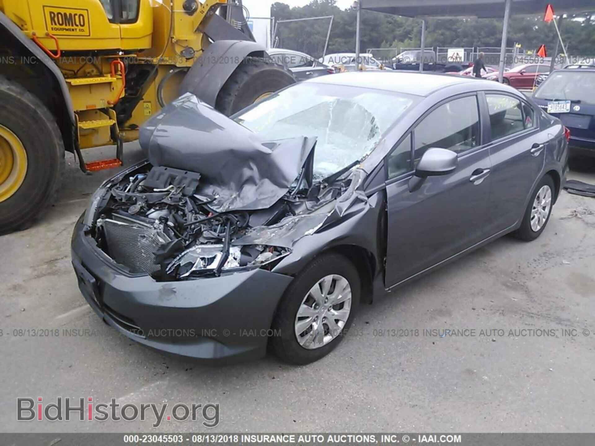 2012 Honda CIVIC (VIN 19XFB2F55CE335267) — photo 2 of 10