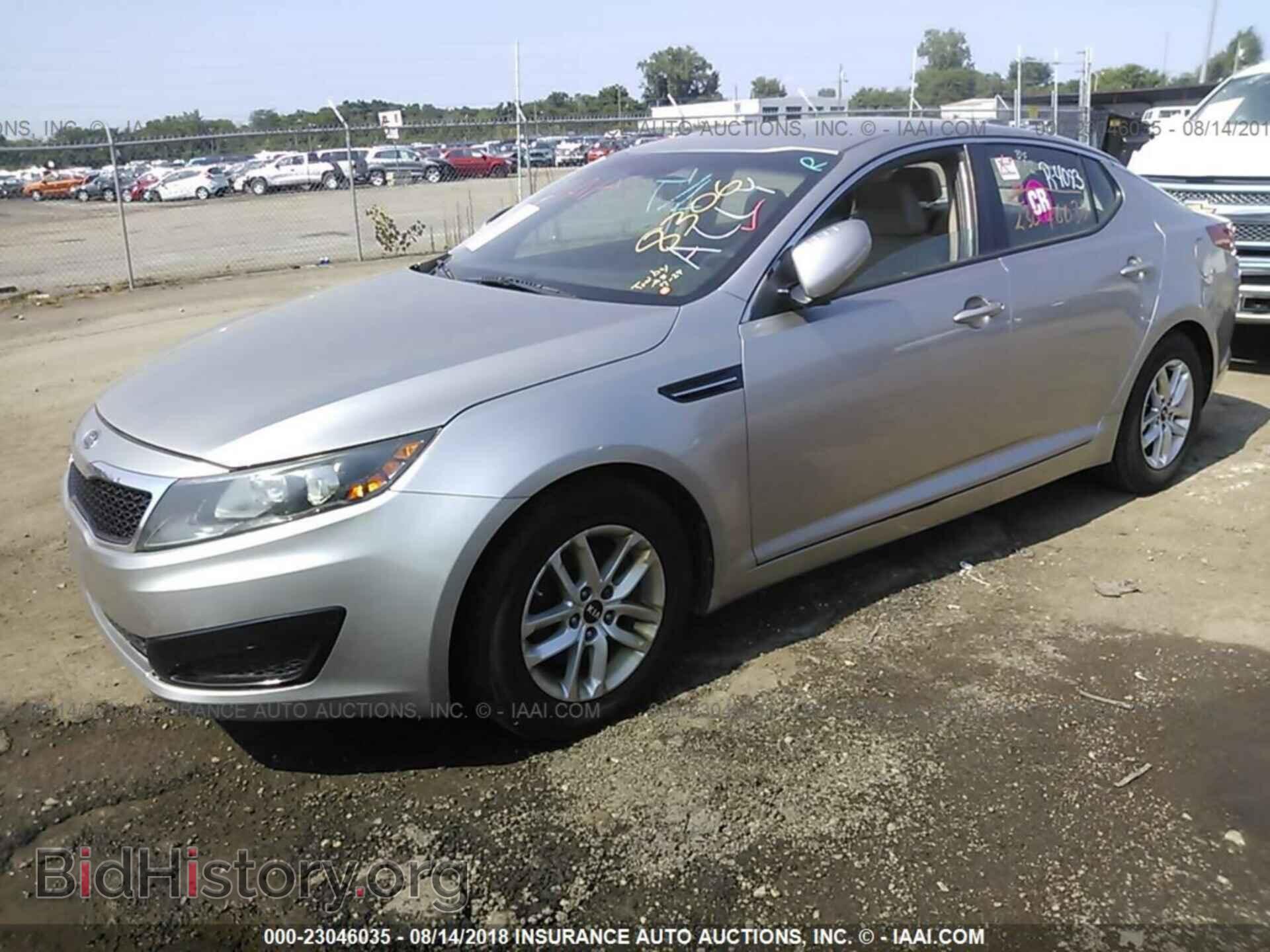 2011 Kia Optima - VIN: KNAGM4A74B5148306 - Фото 2