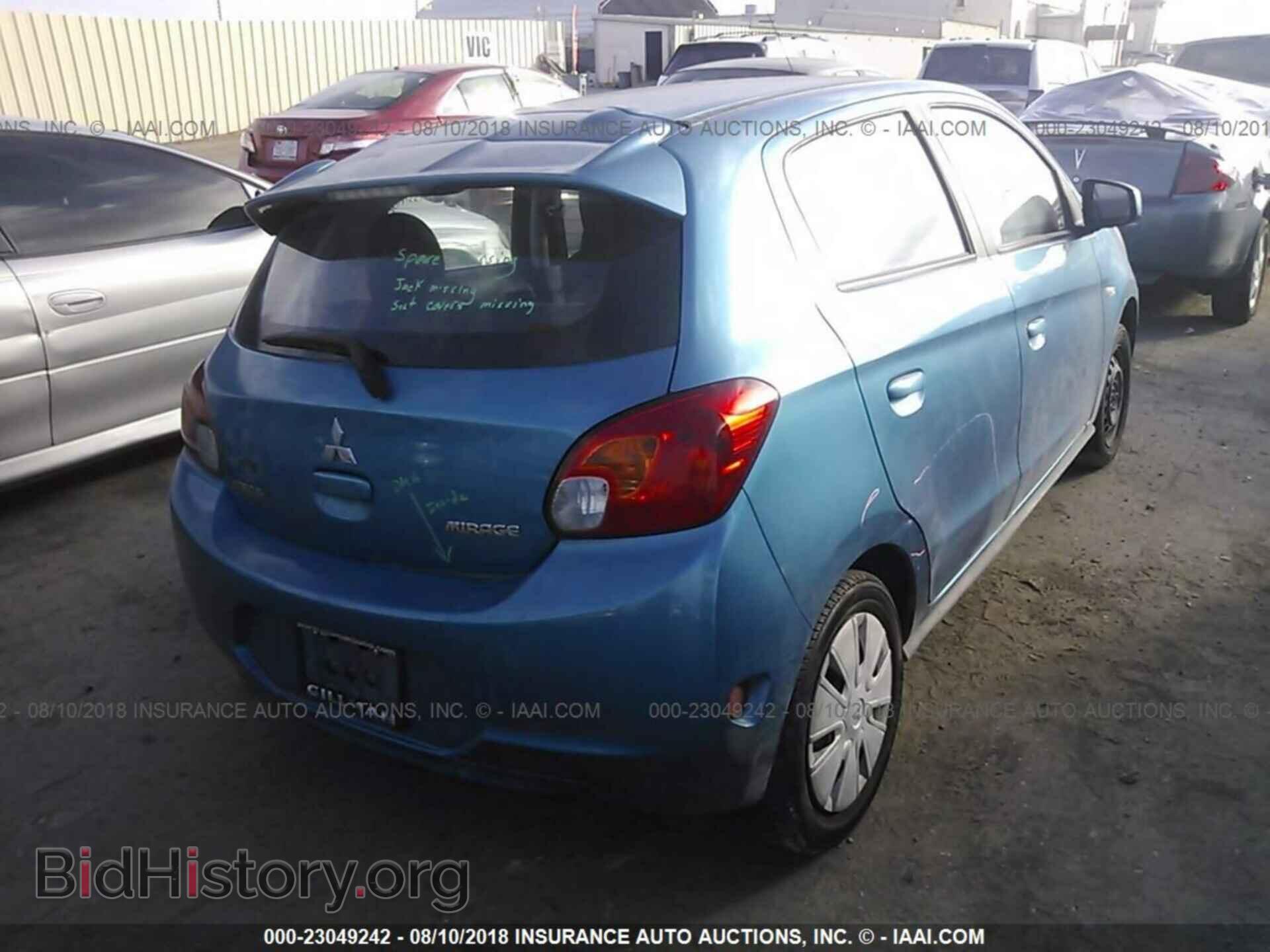 2014 Mitsubishi Mirage - VIN: ML32A3HJ8EH018455 - Фото 4