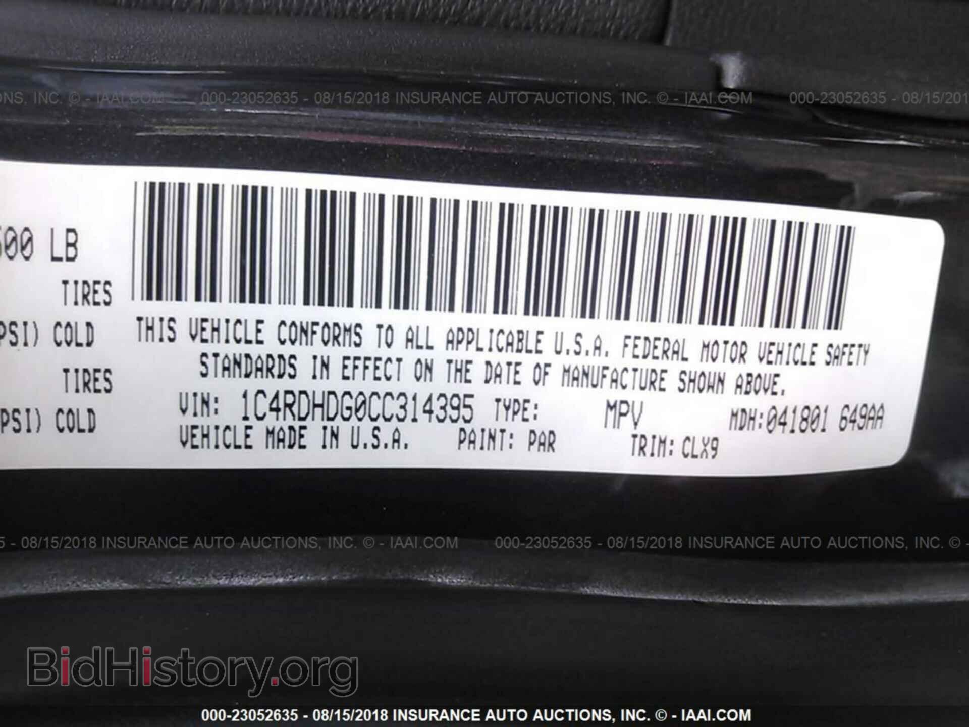 2012 Dodge Durango - VIN: 1C4RDHDG0CC314395 - Photo 9