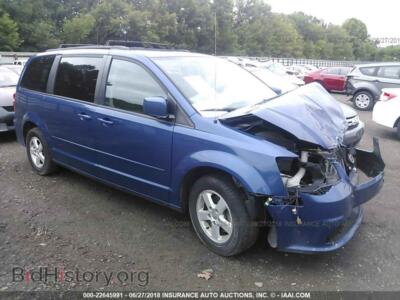 2011 Dodge GRAND CARAVAN, blue — VIN 2D4RN3DGXBR774110, IAAI