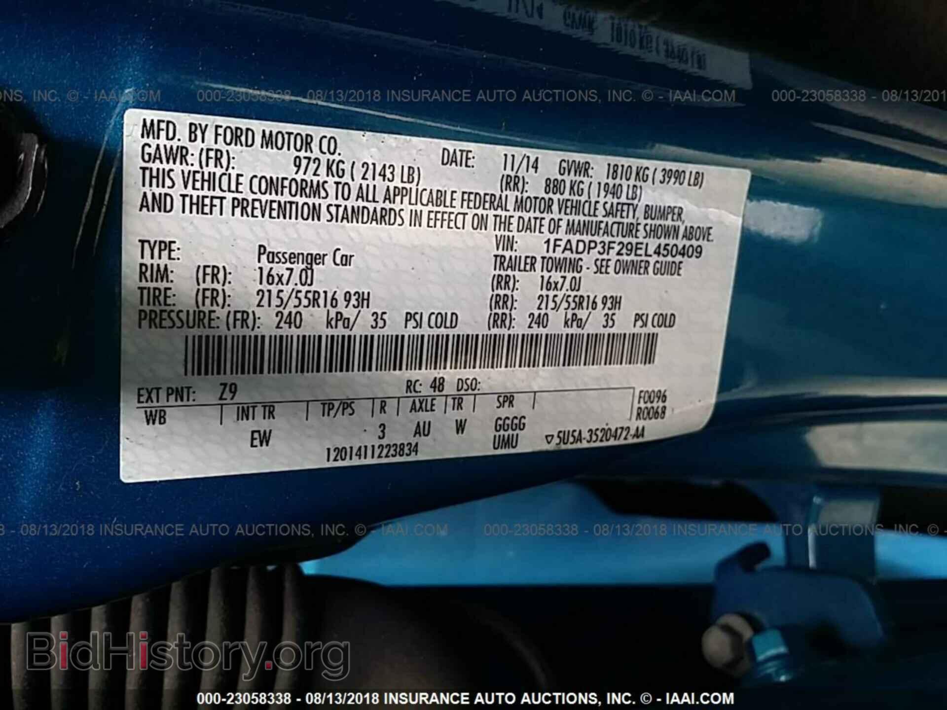 2014 Ford Focus - VIN: 1FADP3F29EL450409 - Photo 9