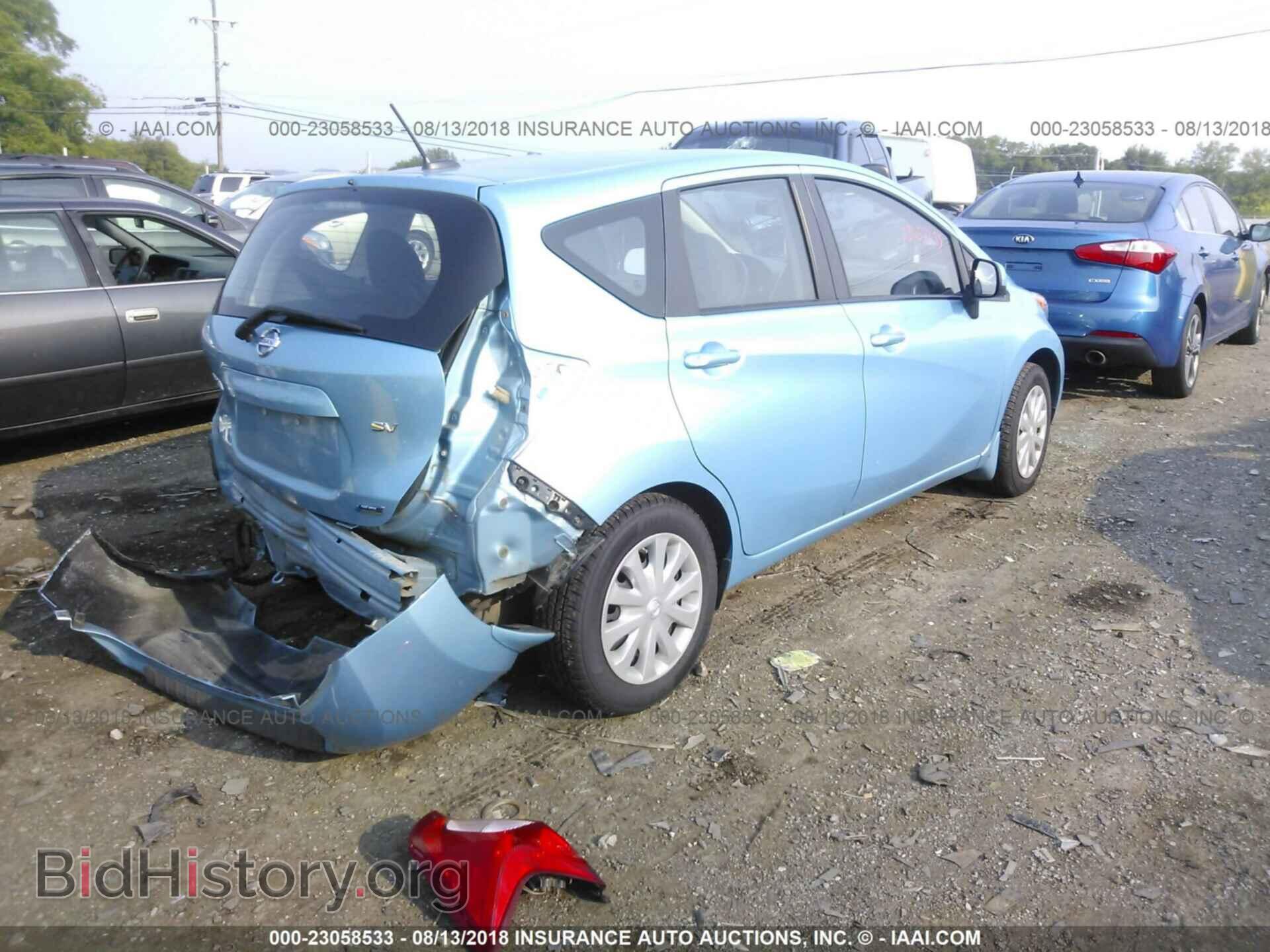2014 Nissan Versa note - VIN: 3N1CE2CP3EL429200 - Фото 4