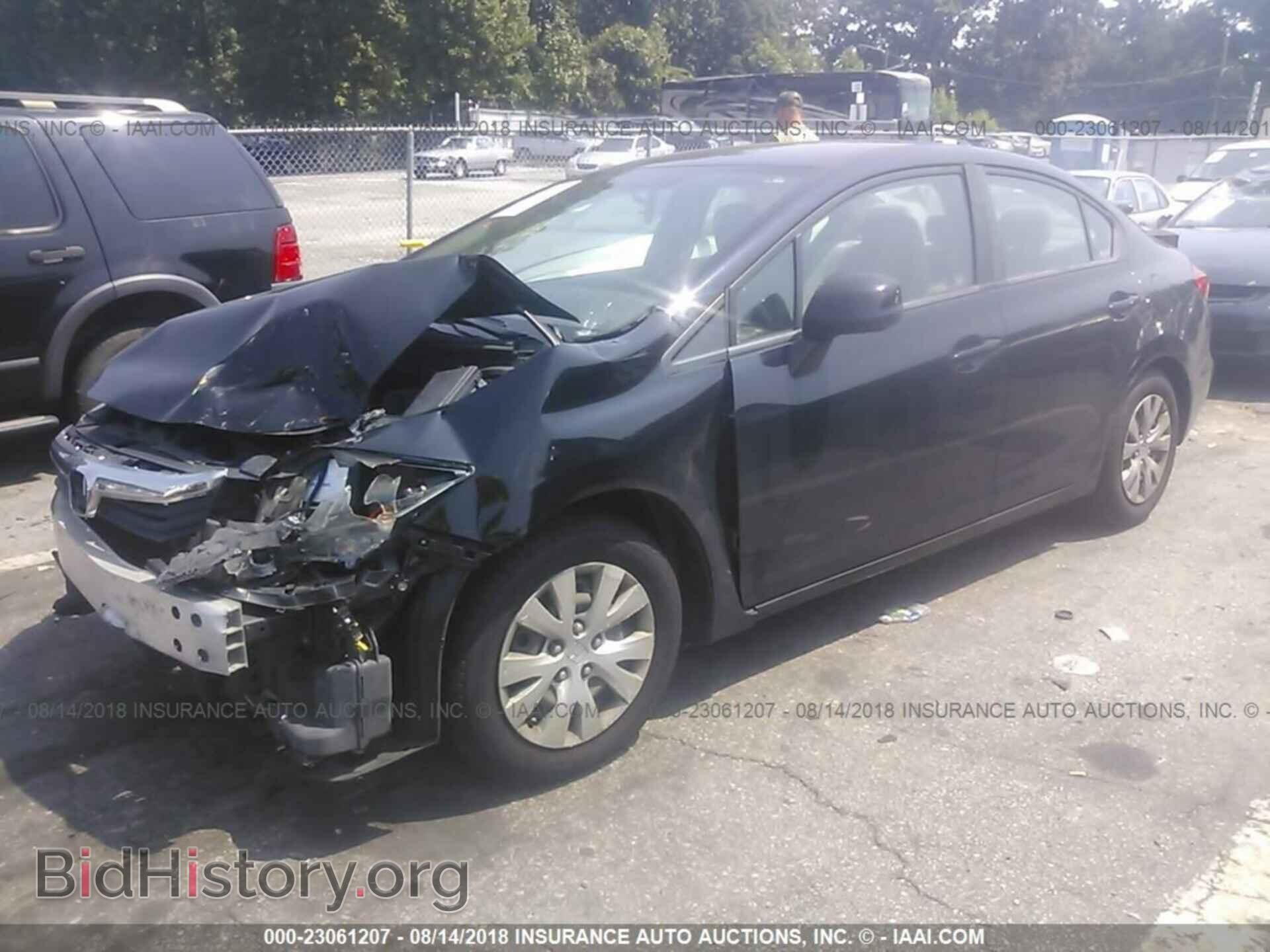 2012 Honda Civic - VIN: 19XFB2F59CE024702 - Фото 2