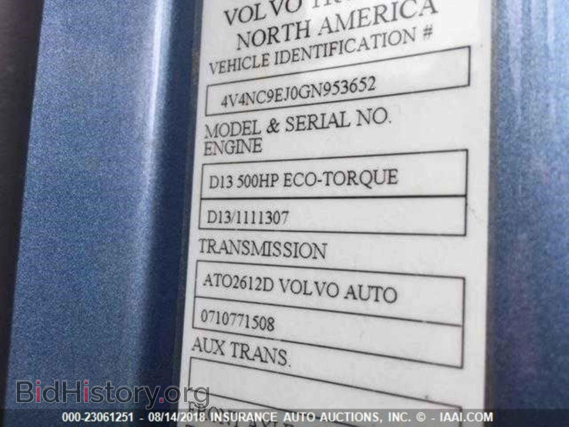 2016 Volvo Vnl - VIN: 4V4NC9EJ0GN953652 - Фото 9