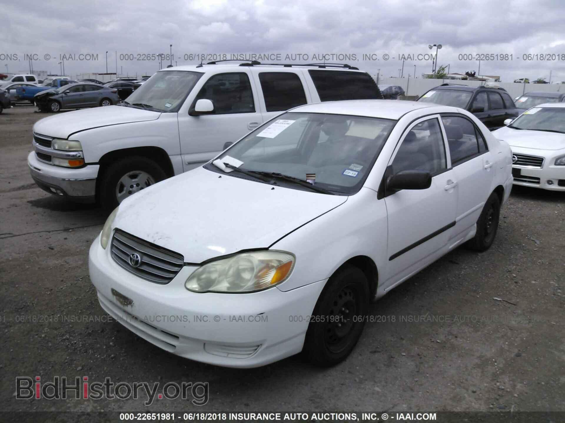 2003 TOYOTA COROLLA - VIN: JTDBR32E632000277 - Photo 2