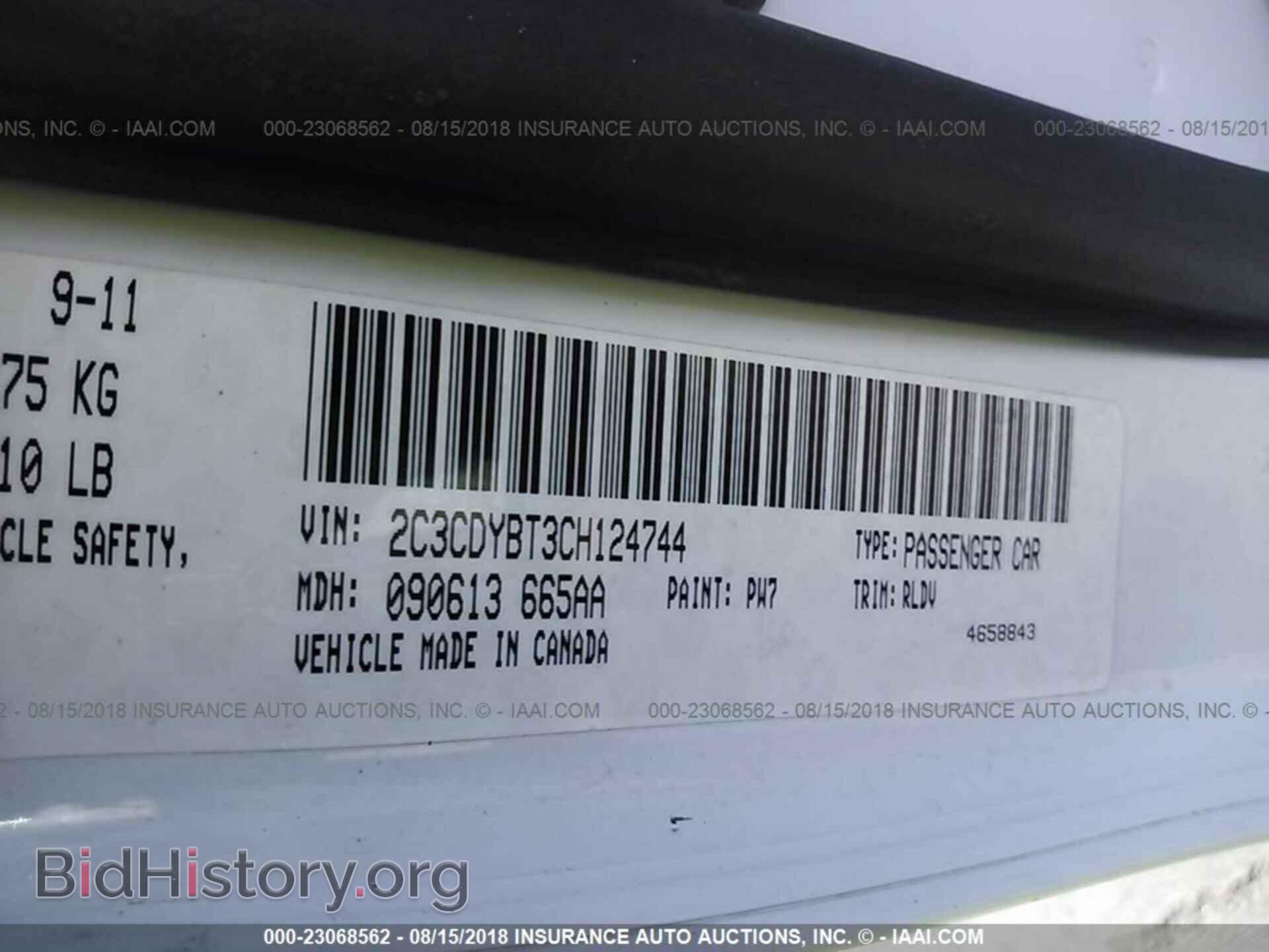 2012 Dodge Challenger - VIN: 2C3CDYBT3CH124744 - Photo 9