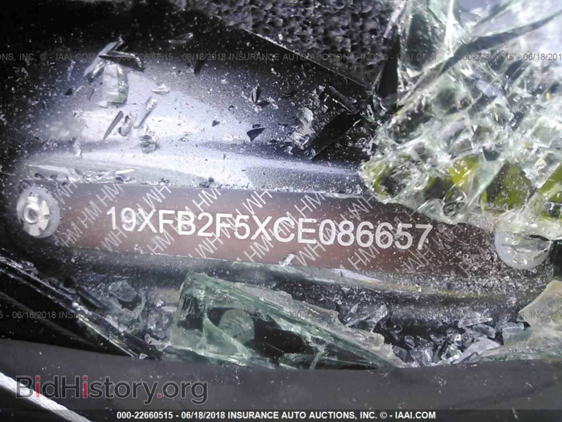 2012 HONDA CIVIC - VIN: 19XFB2F5XCE086657 - Фото 9