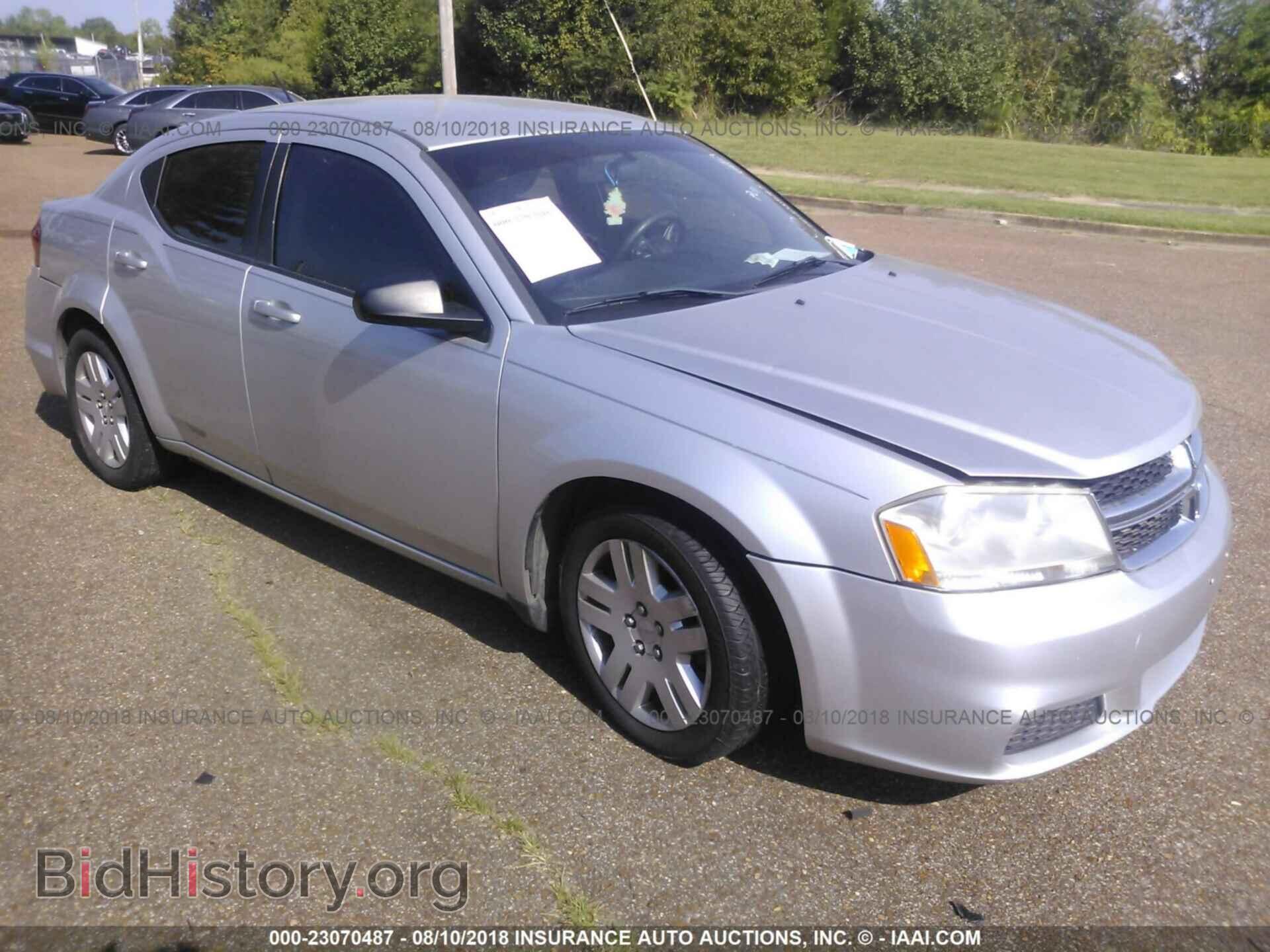 Photo 1C3CDZAB8CN275343 - Dodge Avenger 2012