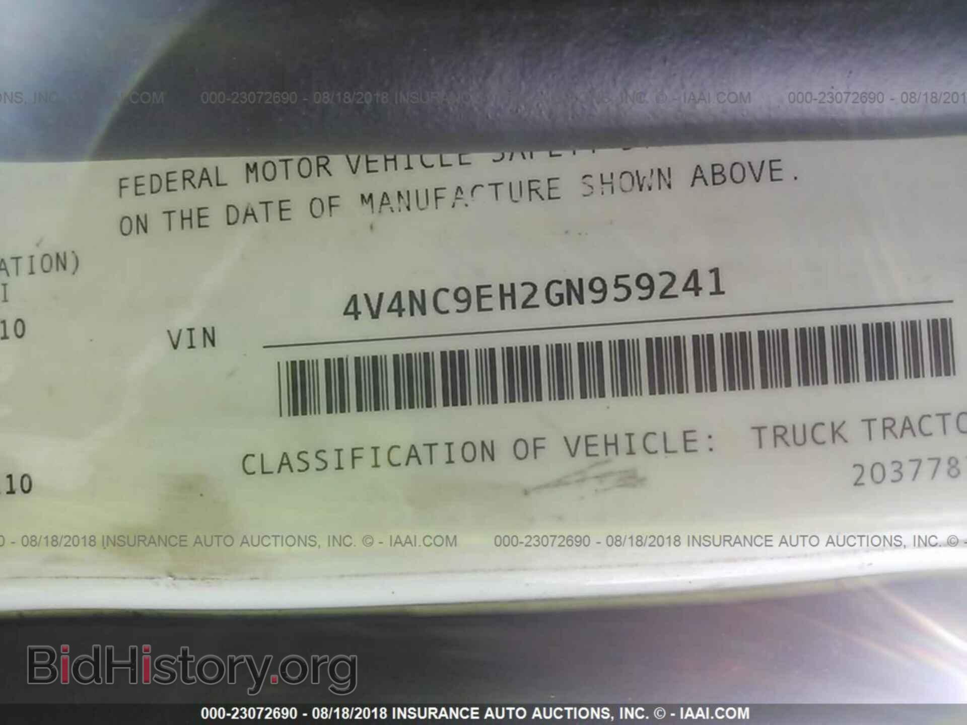 2016 Volvo Vnl - VIN: 4V4NC9EH2GN959241 - Фото 10