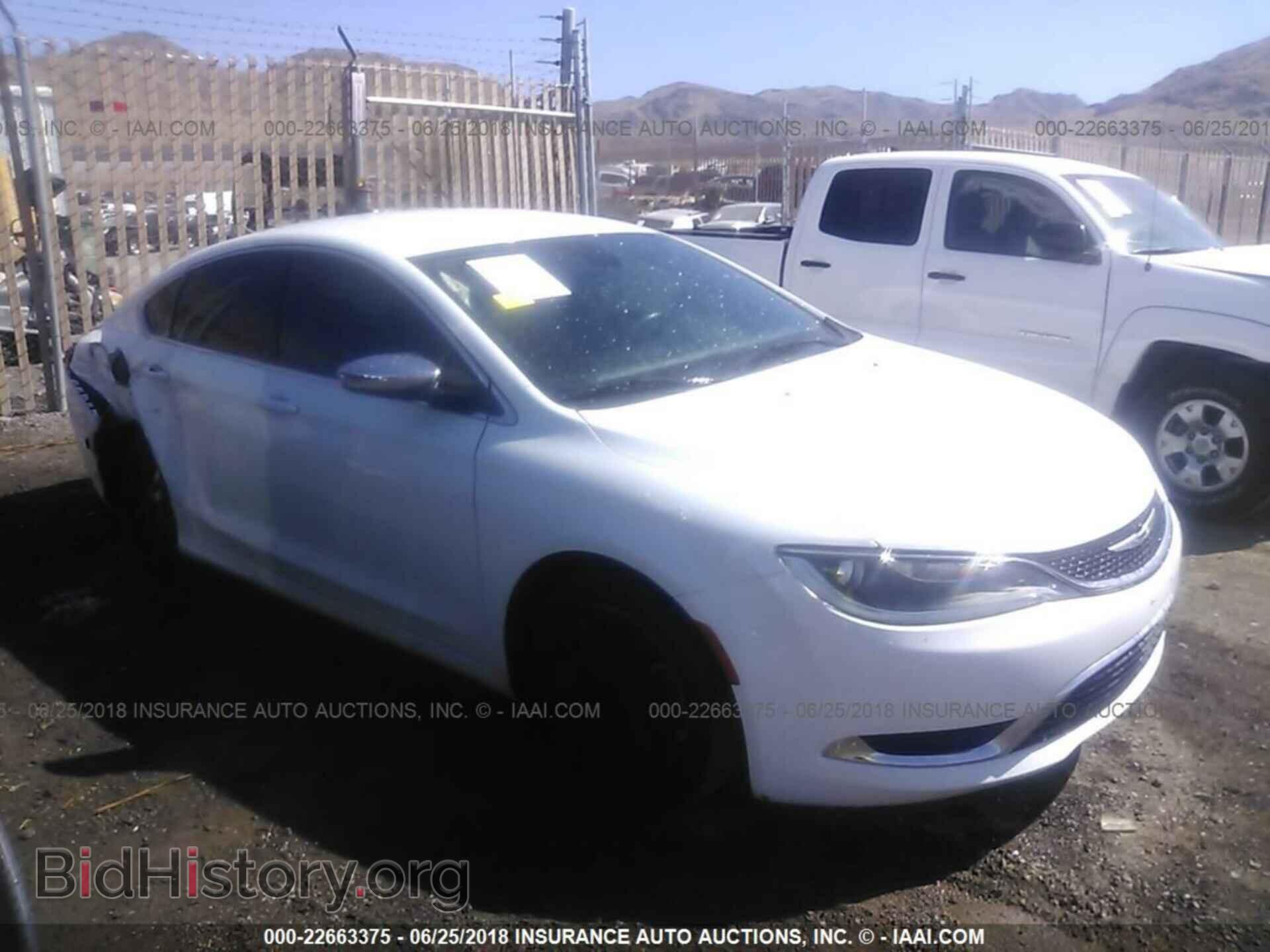 Photo 1C3CCCAB0FN659444 - CHRYSLER 200 2015