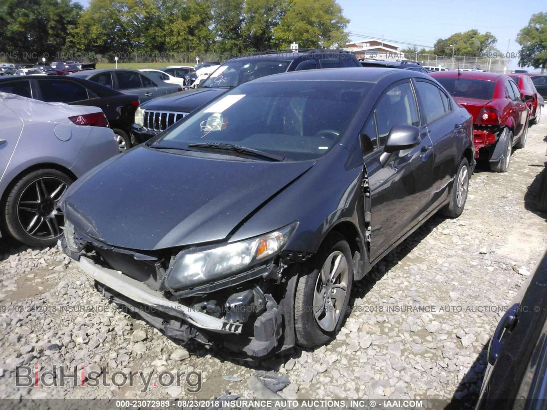 2013 Honda Civic - VIN: 19XFB2F57DE024022 - Фото 2