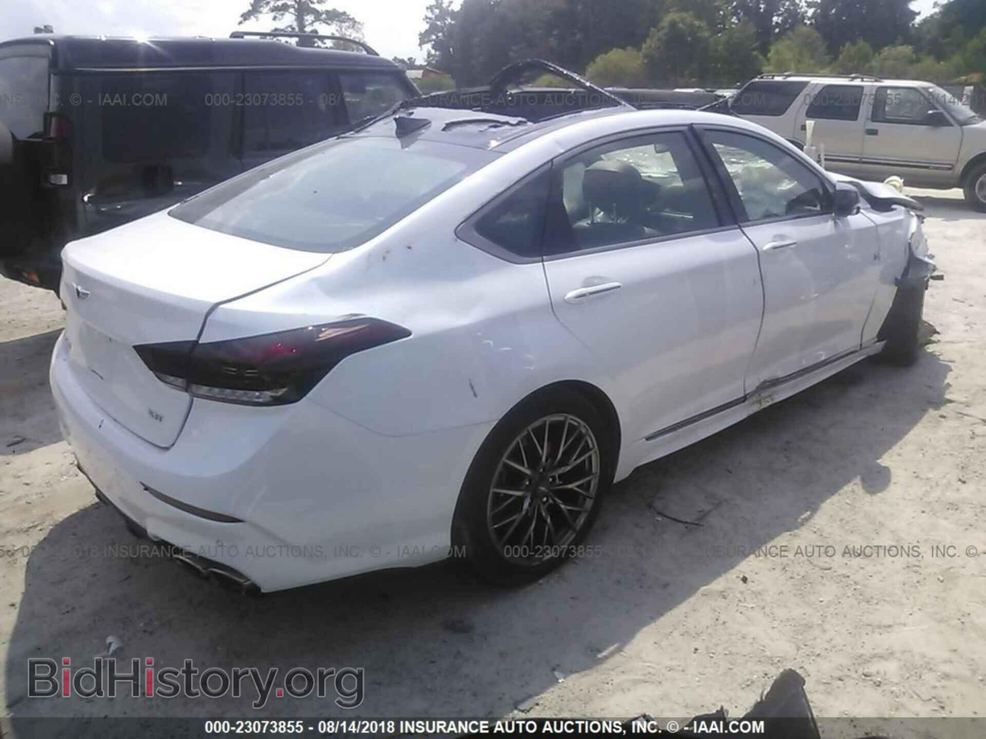 2018 GENESIS G80 - VIN: KMHGN4JBXJU229556 - Фото 4
