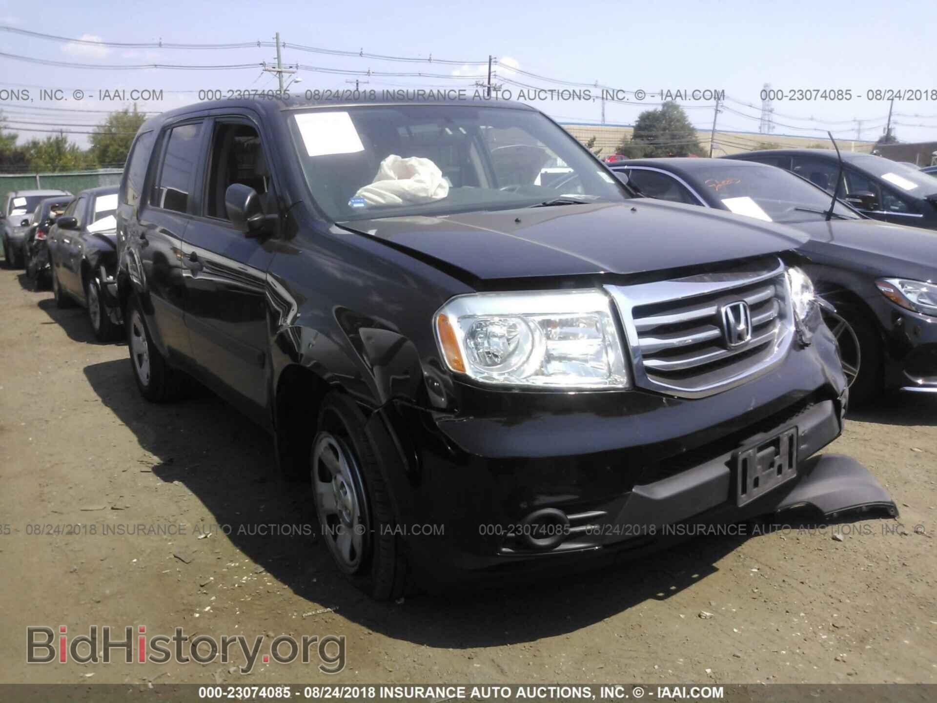 Фотография 5FNYF4H24EB046812 - Honda Pilot 2014