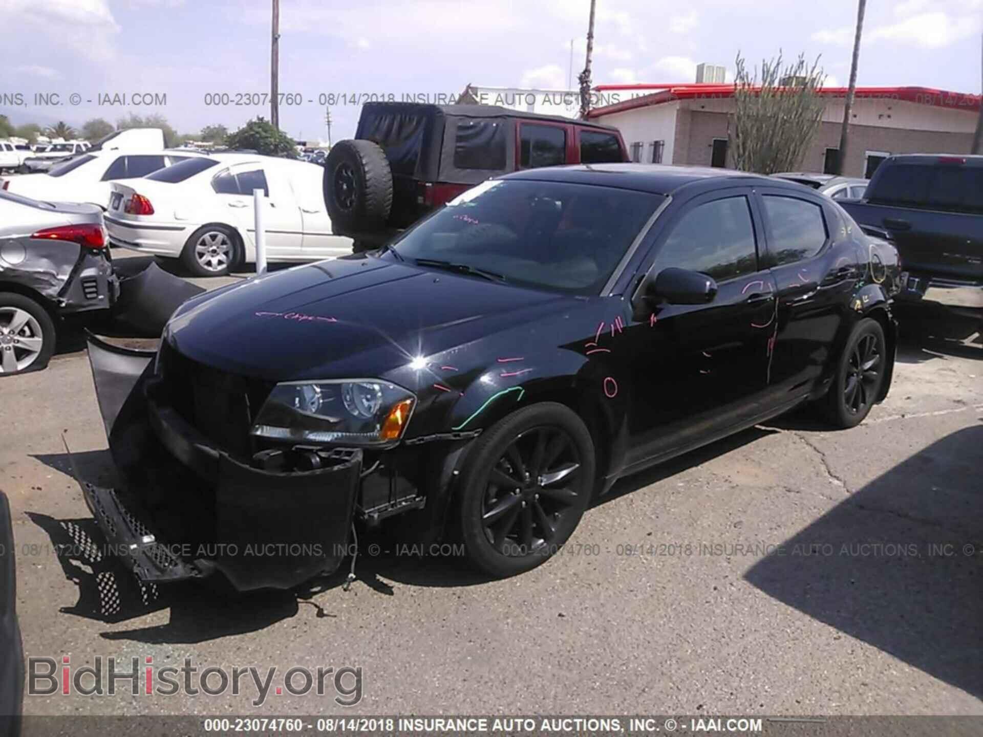 2014 Dodge Avenger - VIN: 1C3CDZCB9EN138332 - Фото 2