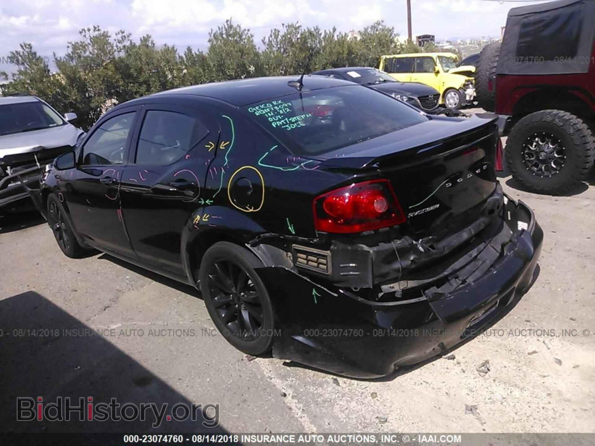 2014 Dodge Avenger - VIN: 1C3CDZCB9EN138332 - Фото 3