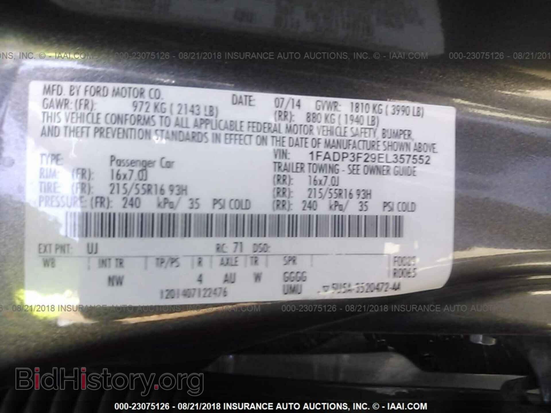 2014 Ford Focus - VIN: 1FADP3F29EL357552 - Photo 9