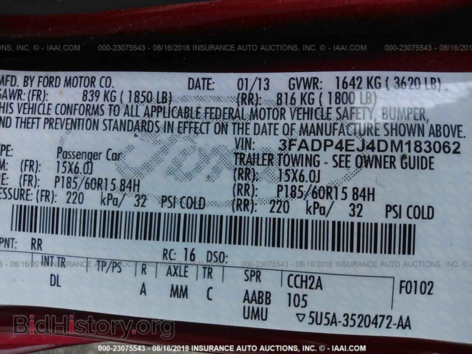 2013 Ford Fiesta - VIN: 3FADP4EJ4DM183062 - Photo 9