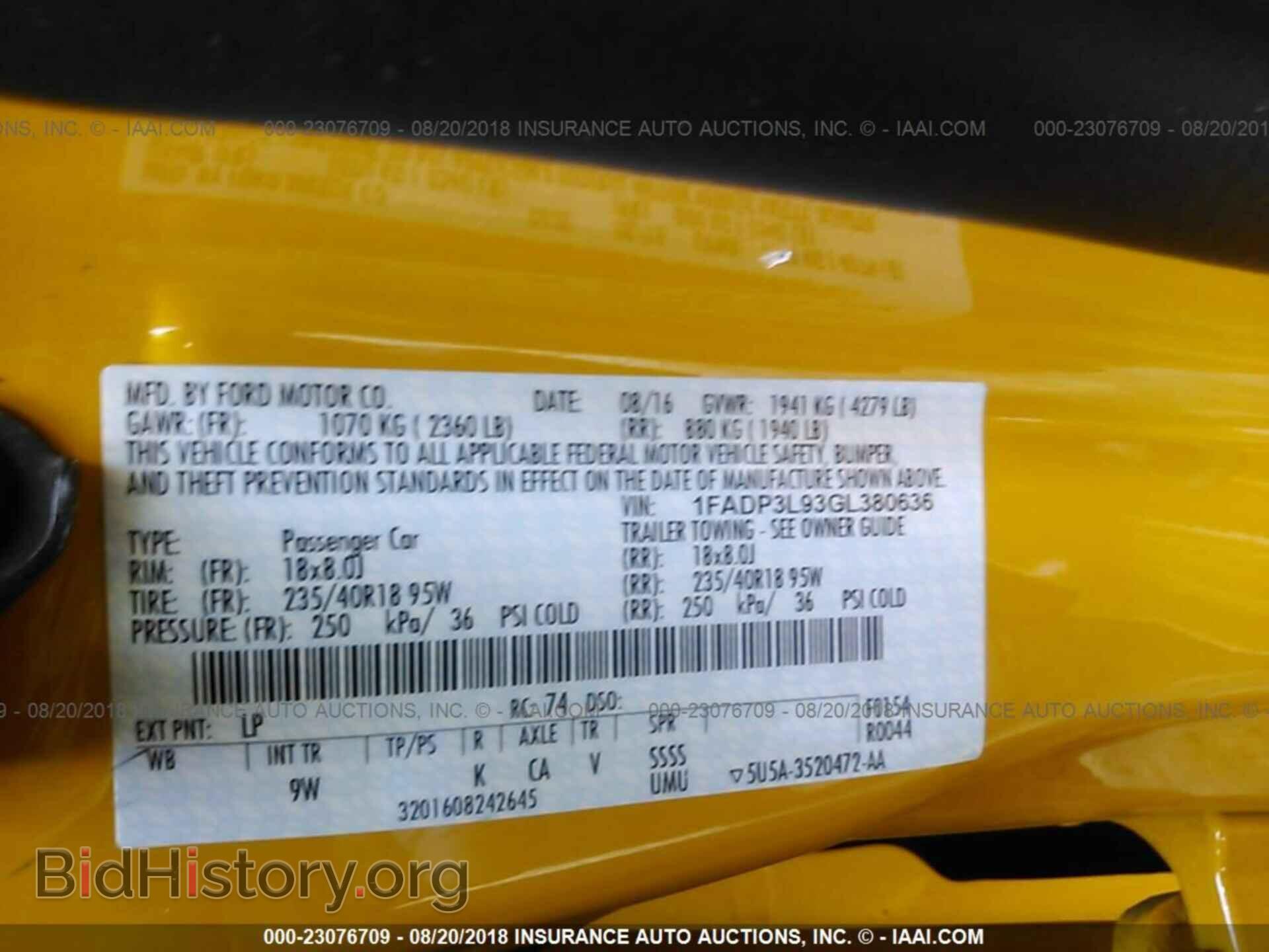 2016 Ford Focus - VIN: 1FADP3L93GL380636 - Фото 9