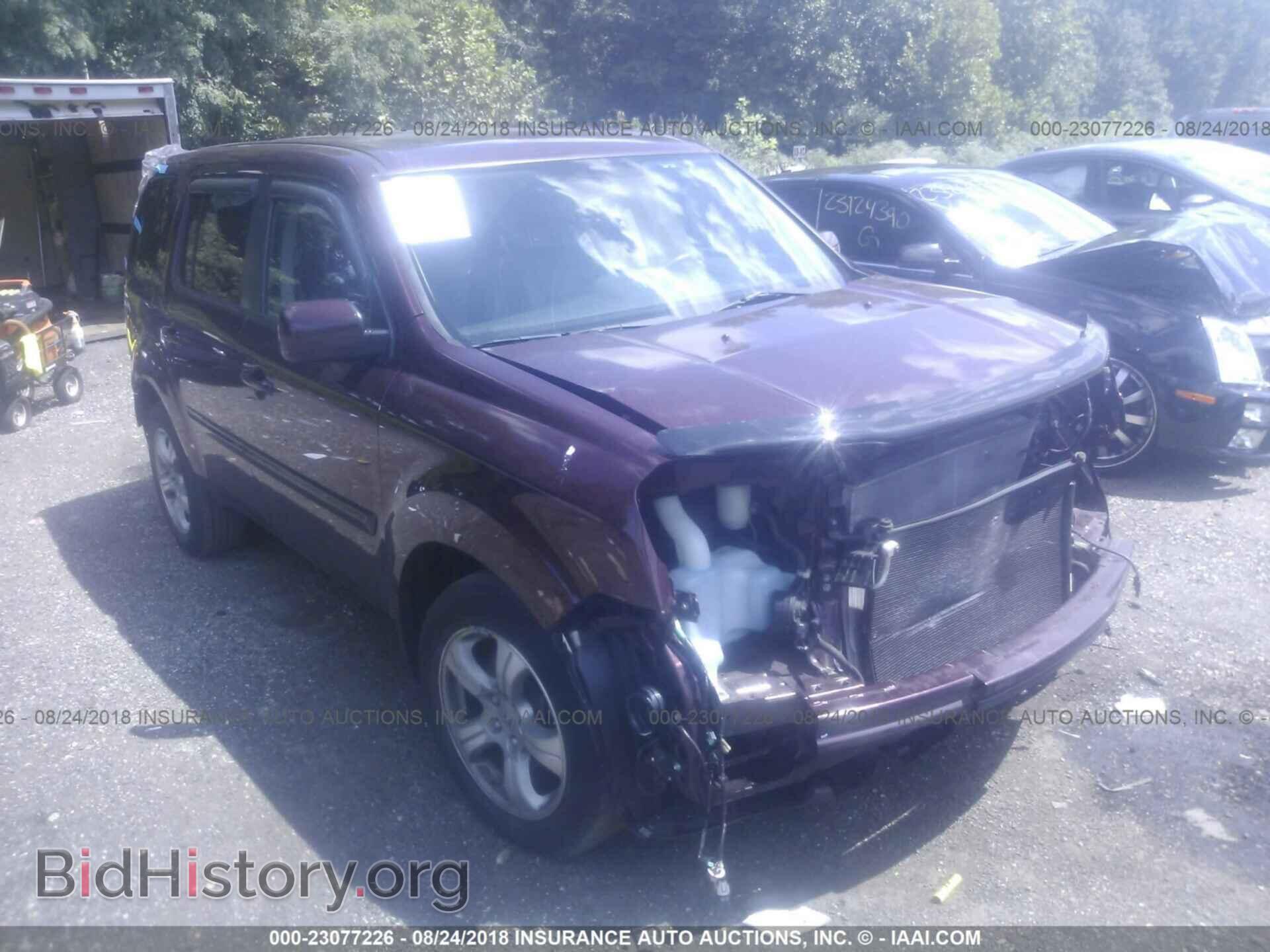 Photo 5FNYF3H51EB017644 - HONDA PILOT 2014