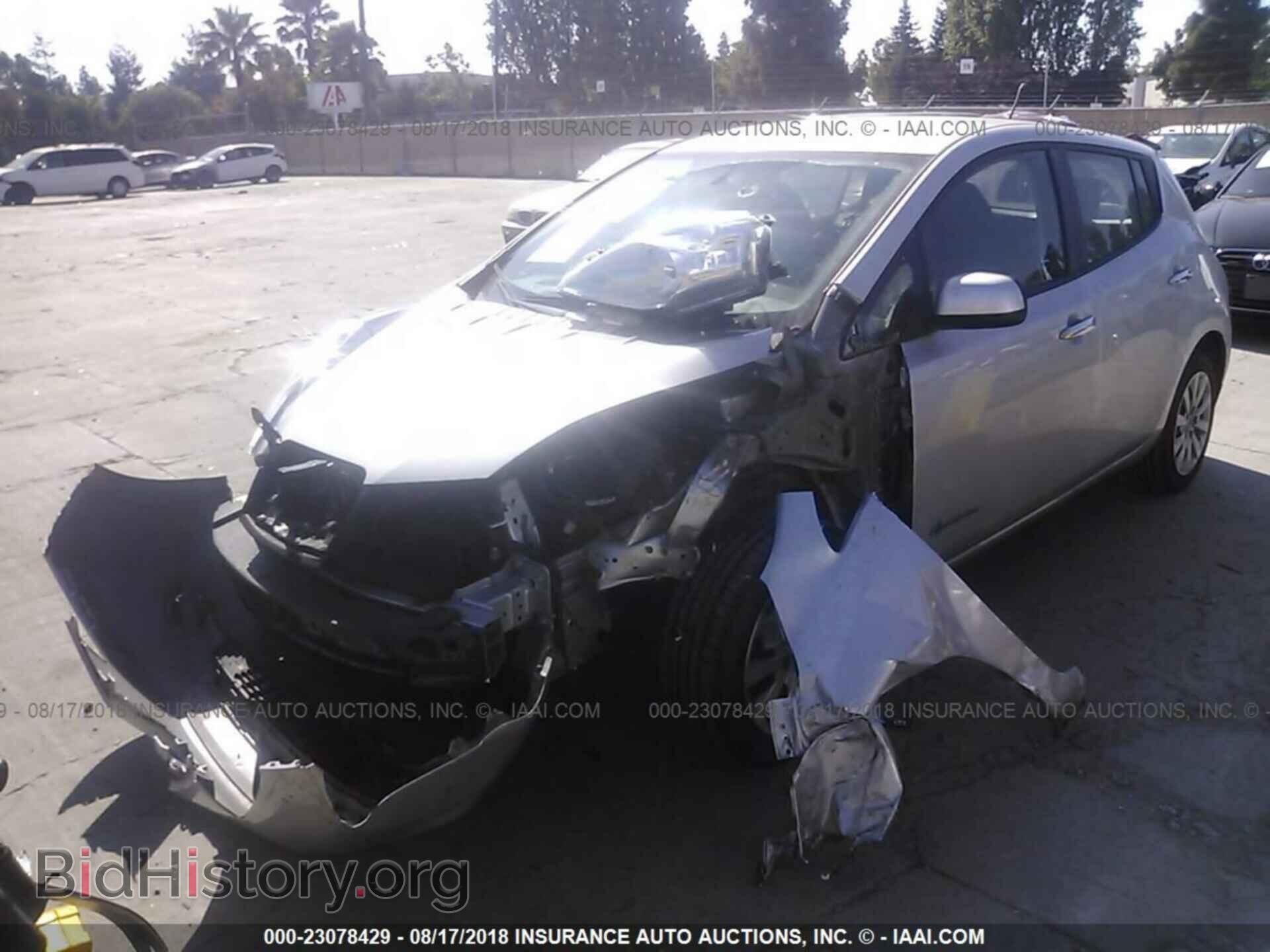 2014 Nissan Leaf - VIN: 1N4AZ0CP8EC338065 - Фото 2