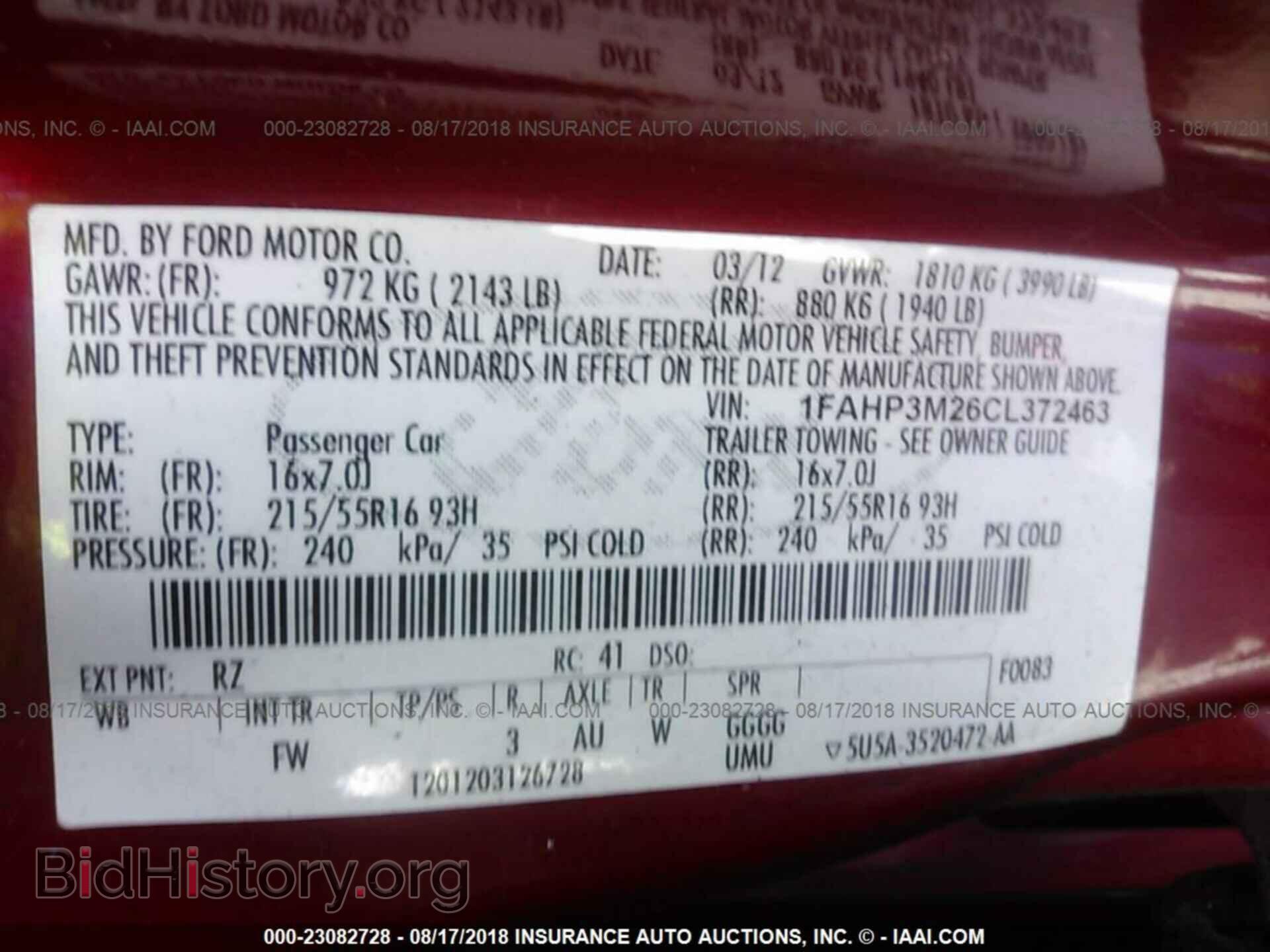 2012 Ford Focus - VIN: 1FAHP3M26CL372463 - Photo 9