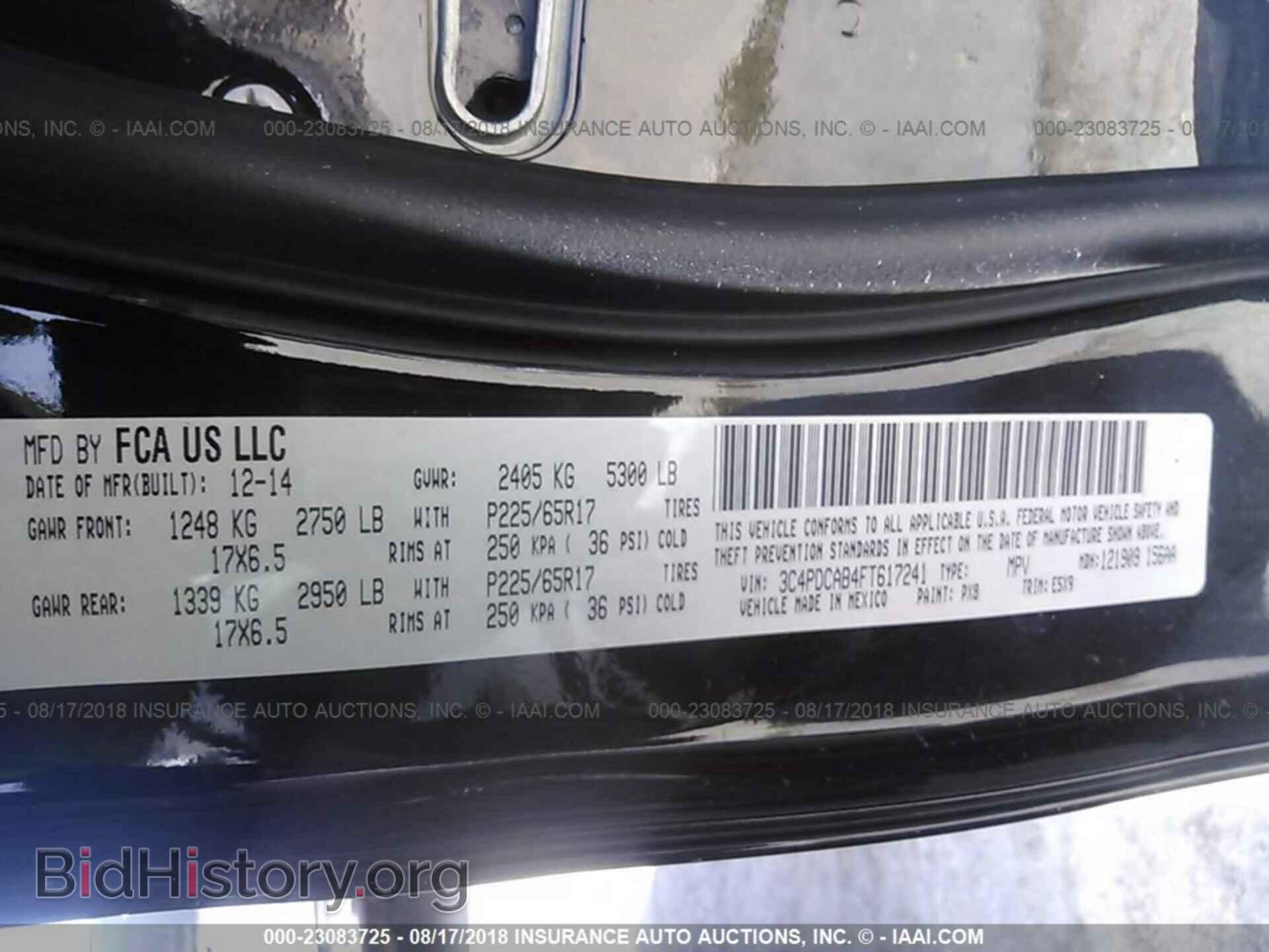 2015 Dodge Journey - VIN: 3C4PDCAB4FT617241 - Photo 9