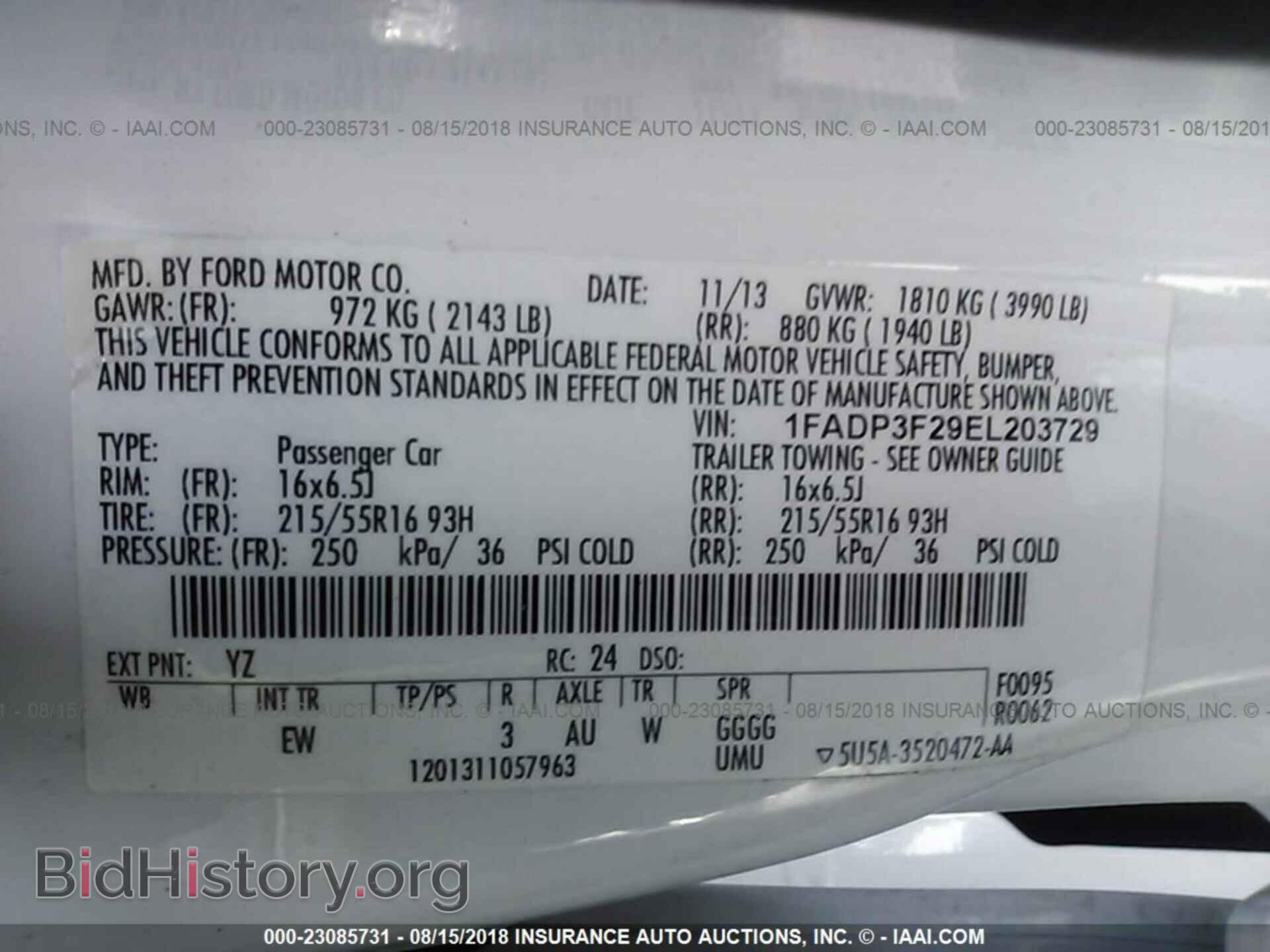 2014 Ford Focus - VIN: 1FADP3F29EL203729 - Фото 9