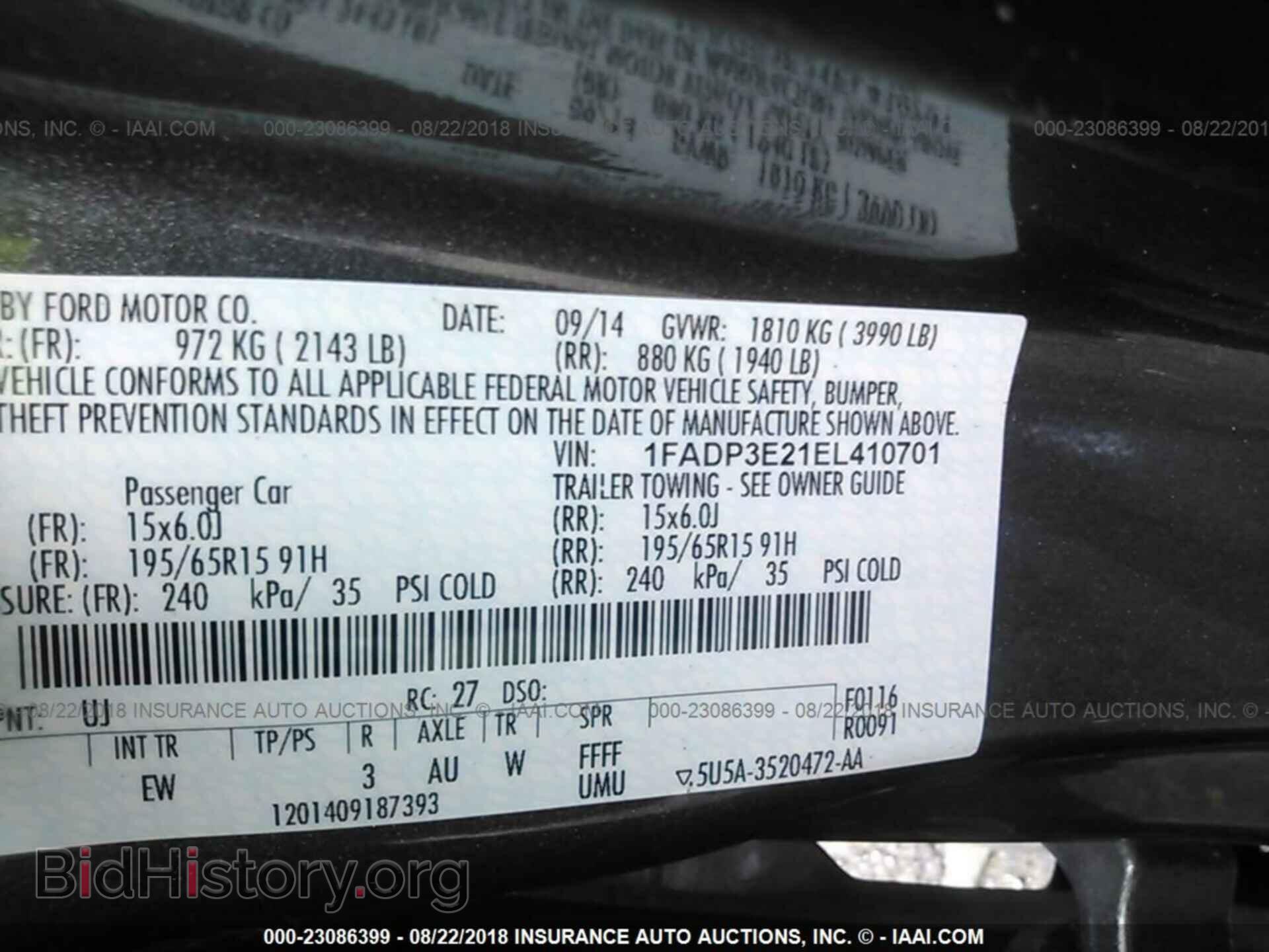 2014 Ford Focus - VIN: 1FADP3E21EL410701 - Photo 9