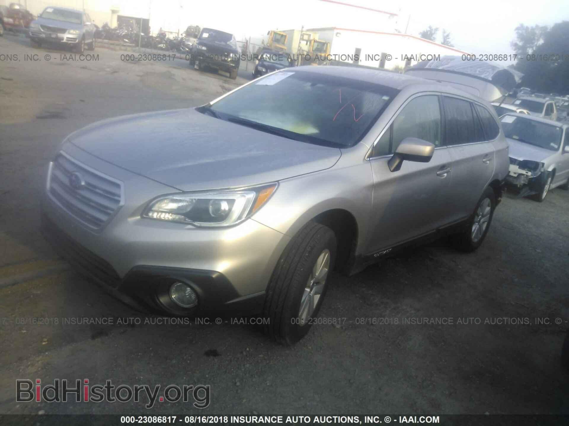 2016 Subaru Outback - VIN: 4S4BSACCXG3298947 - Фото 2