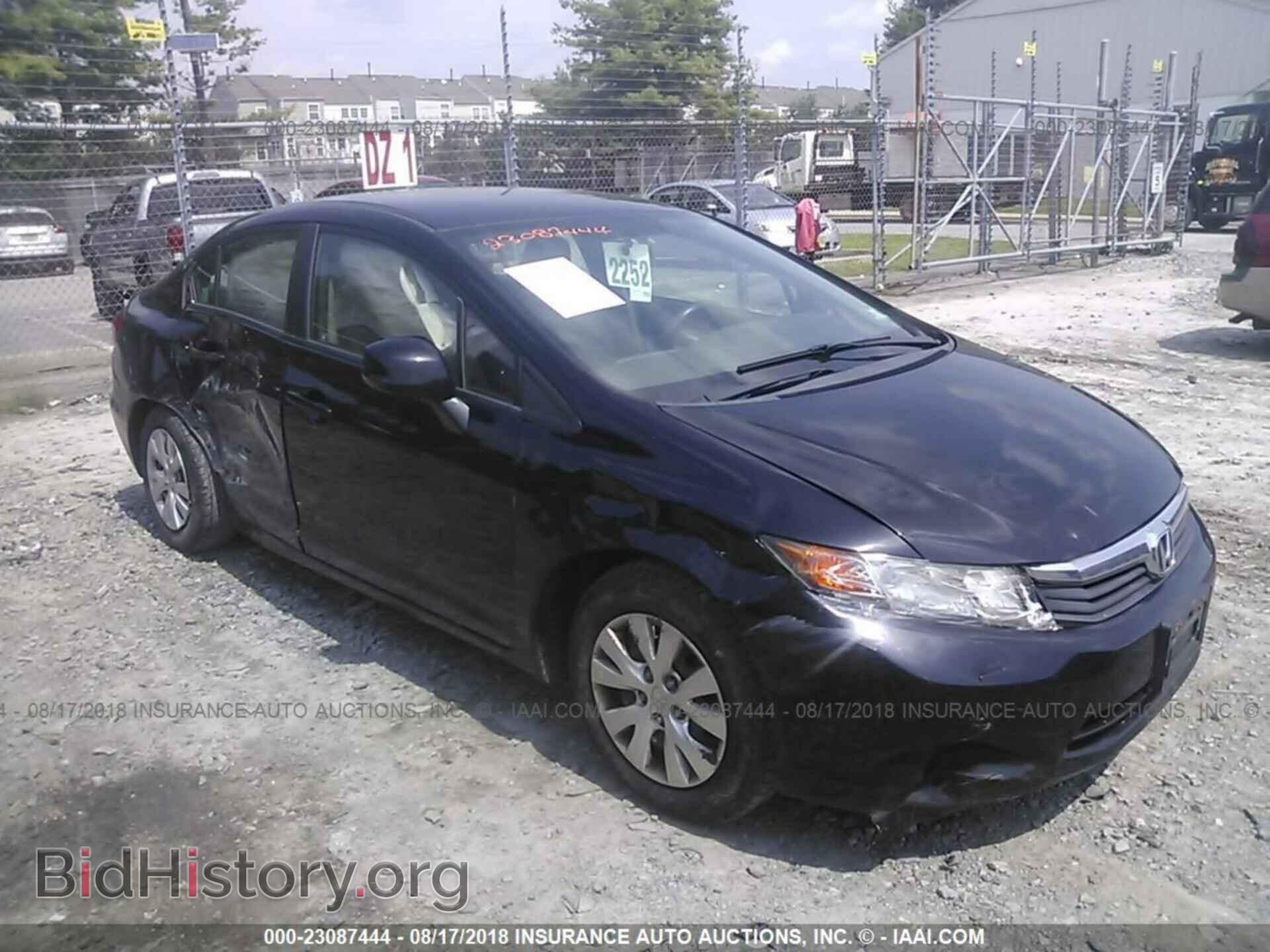Фотография 19XFB2F58CE354444 - HONDA CIVIC 2012