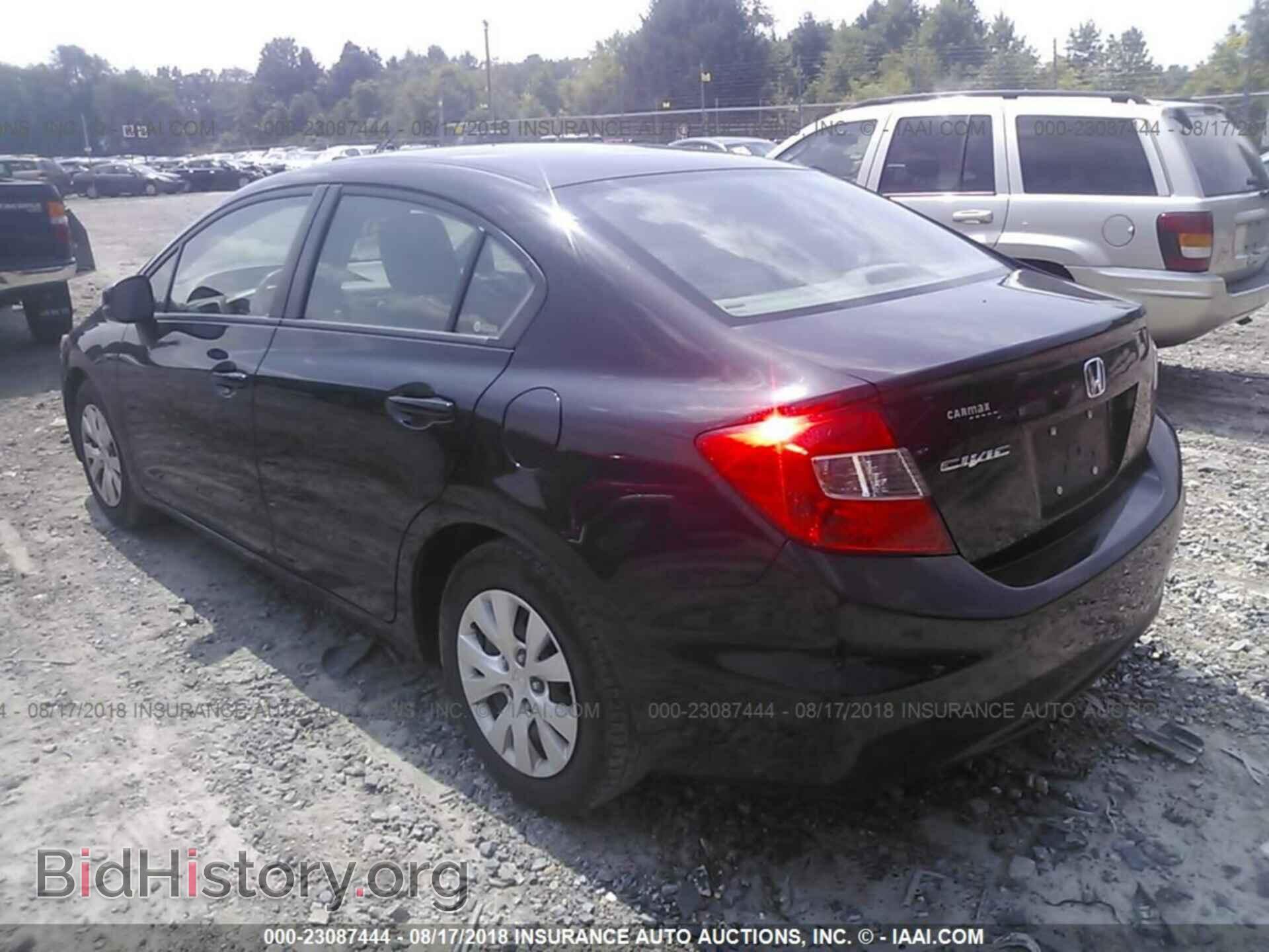 2012 HONDA CIVIC - VIN: 19XFB2F58CE354444 - Фото 3