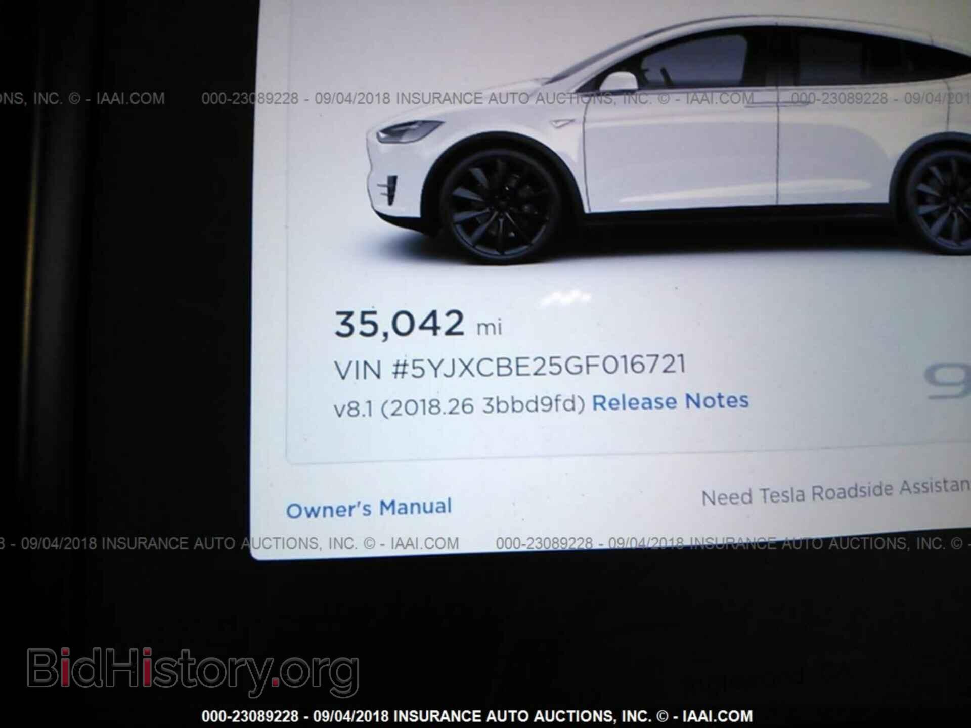 2016 Tesla Model x - VIN: 5YJXCBE25GF016721 - Photo 7
